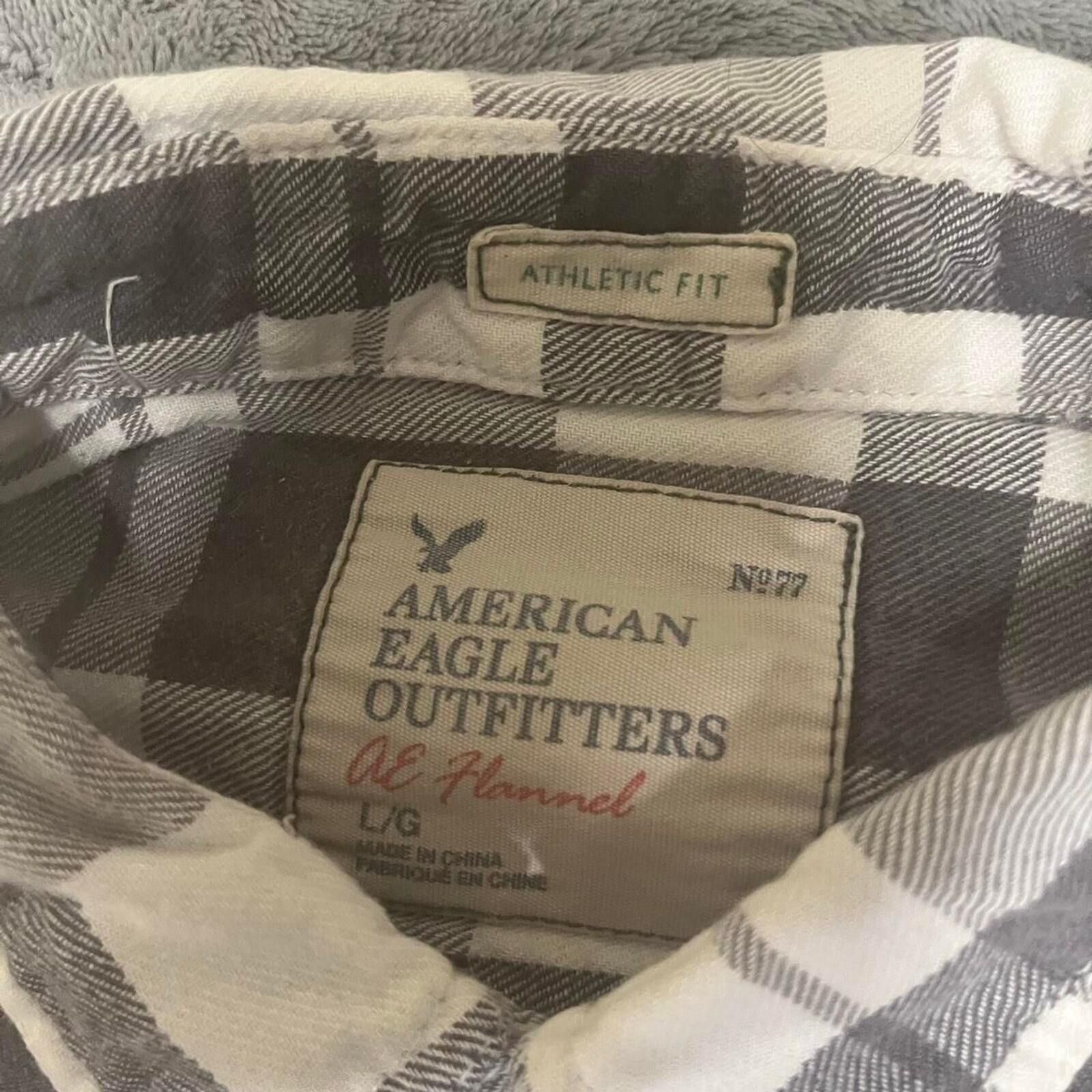 American Eagle Outfitters American Eagle Flannel Long Sleeve Button Up T-Shirt Size L Size US L / EU 52-54 / 3 - 5 Thumbnail