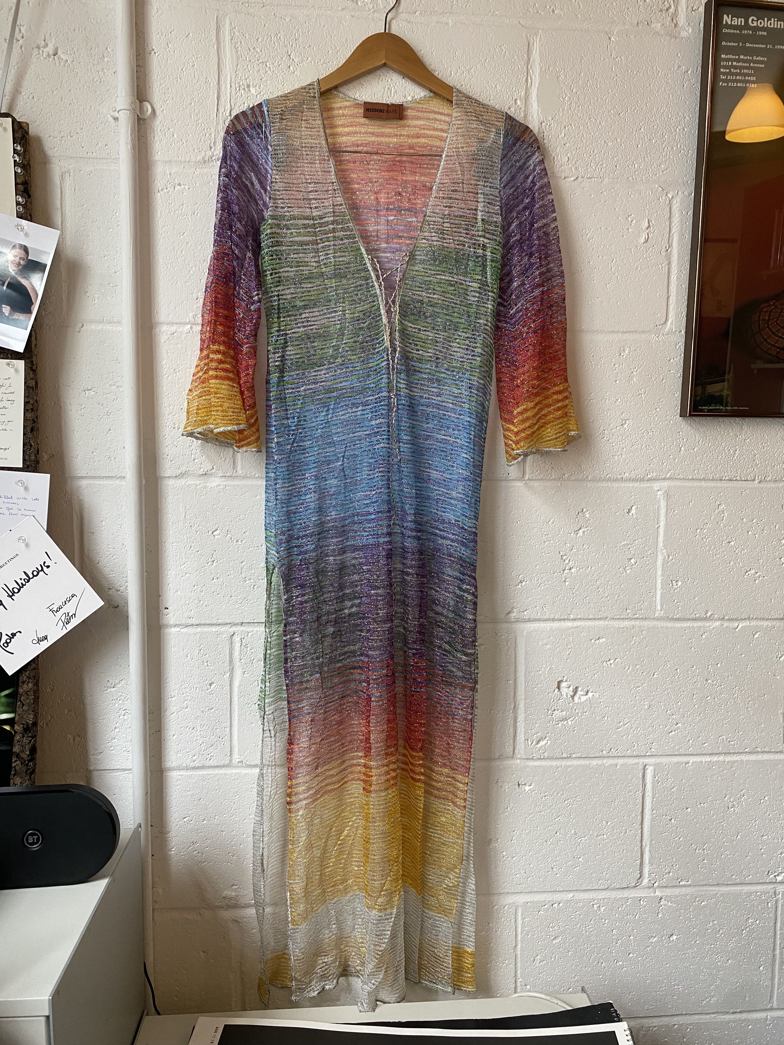Missoni Mare Rainbow Kaftan / Tunic / Beach Cover up