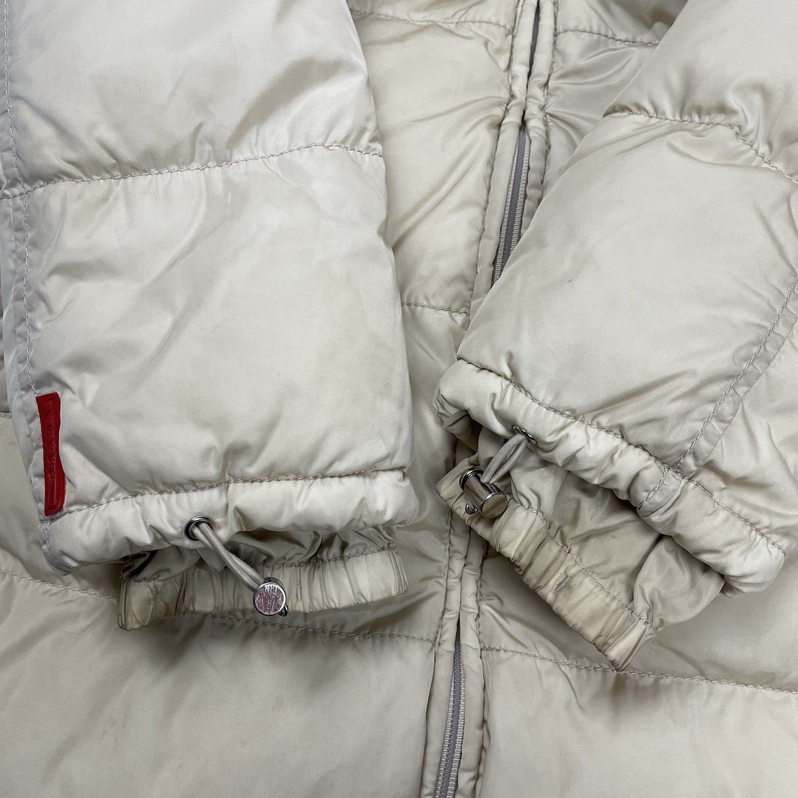 Prada Vintage Prada Sport Down Puffer Jacket Beige 44 UK10 Size M / US 6-8 / IT 42-44 - 7 Thumbnail