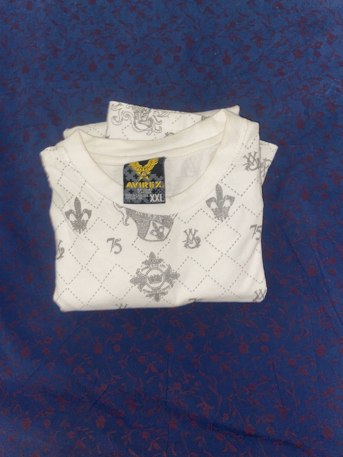 Avirex Vintage Avirex White Tee XXL Size US XXL / EU 58 / 5 - 1 Thumbnail