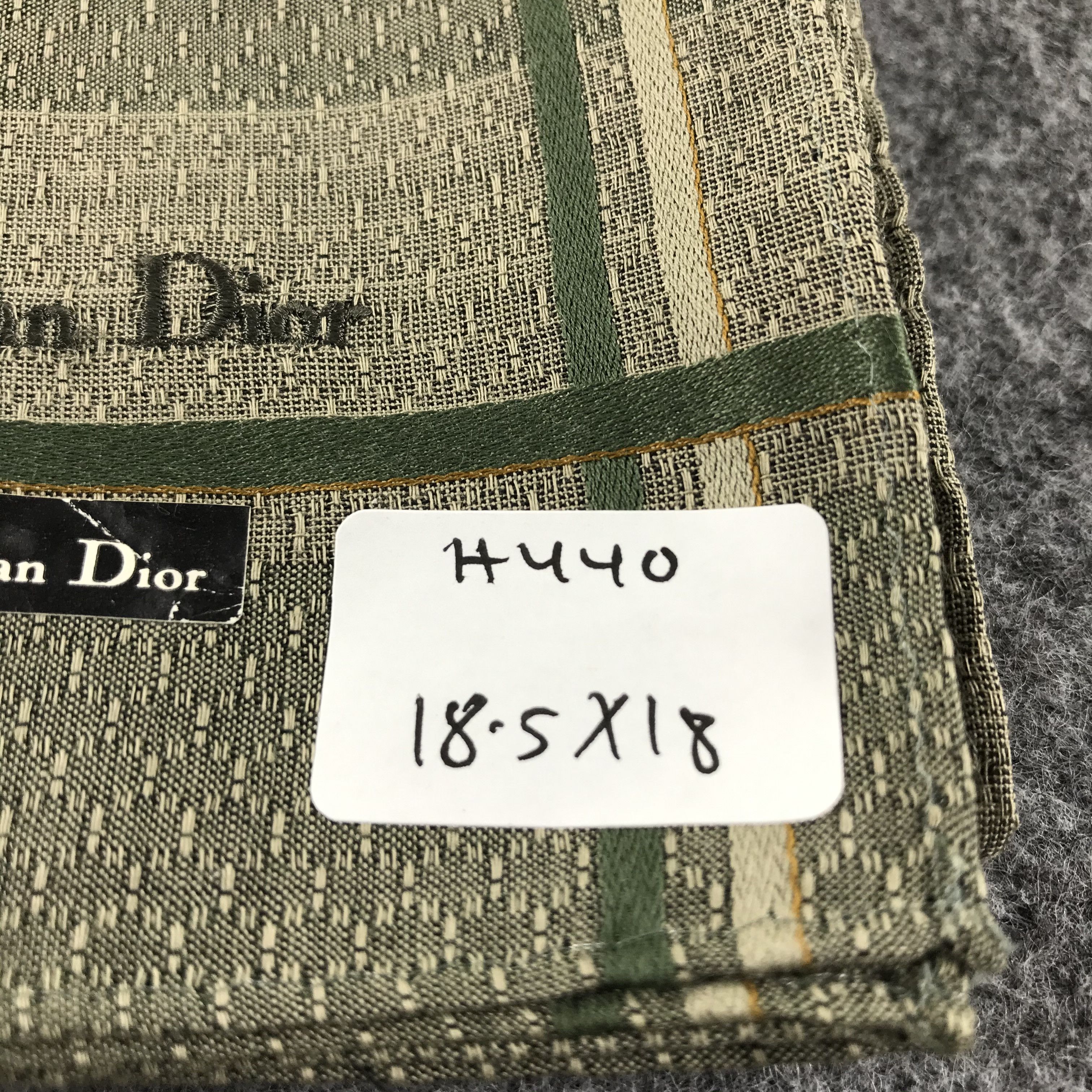 Christian Dior Monsieur Christian Dior Handkerchief Neckerchief Bandana H440 Size ONE SIZE - 10 Thumbnail