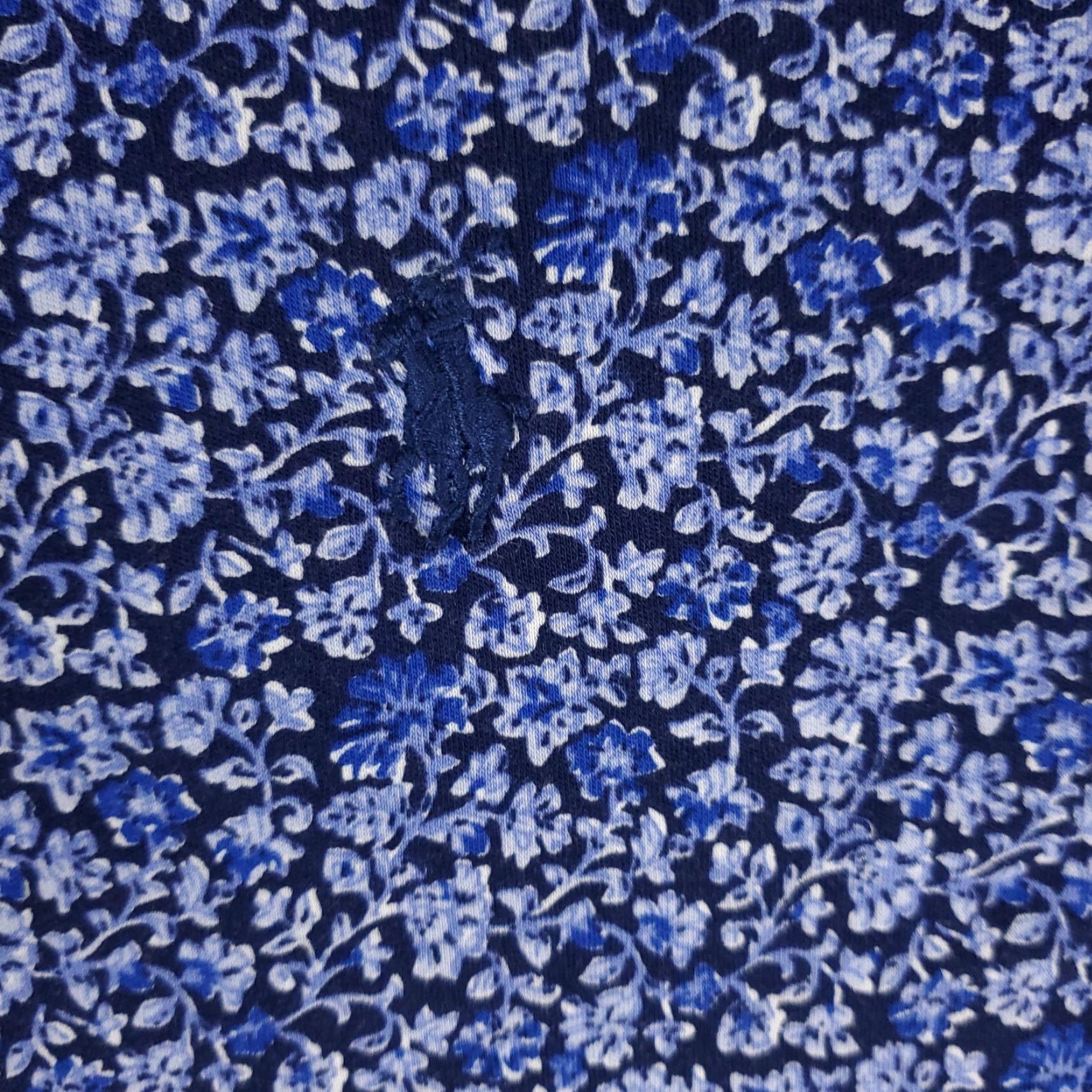 Ralph Lauren Ralph Lauren Polo Shirt Mens Large Blue Floral Casual Short Sleeve Modern Preppy Size US L / EU 52-54 / 3 - 2 Thumbnail