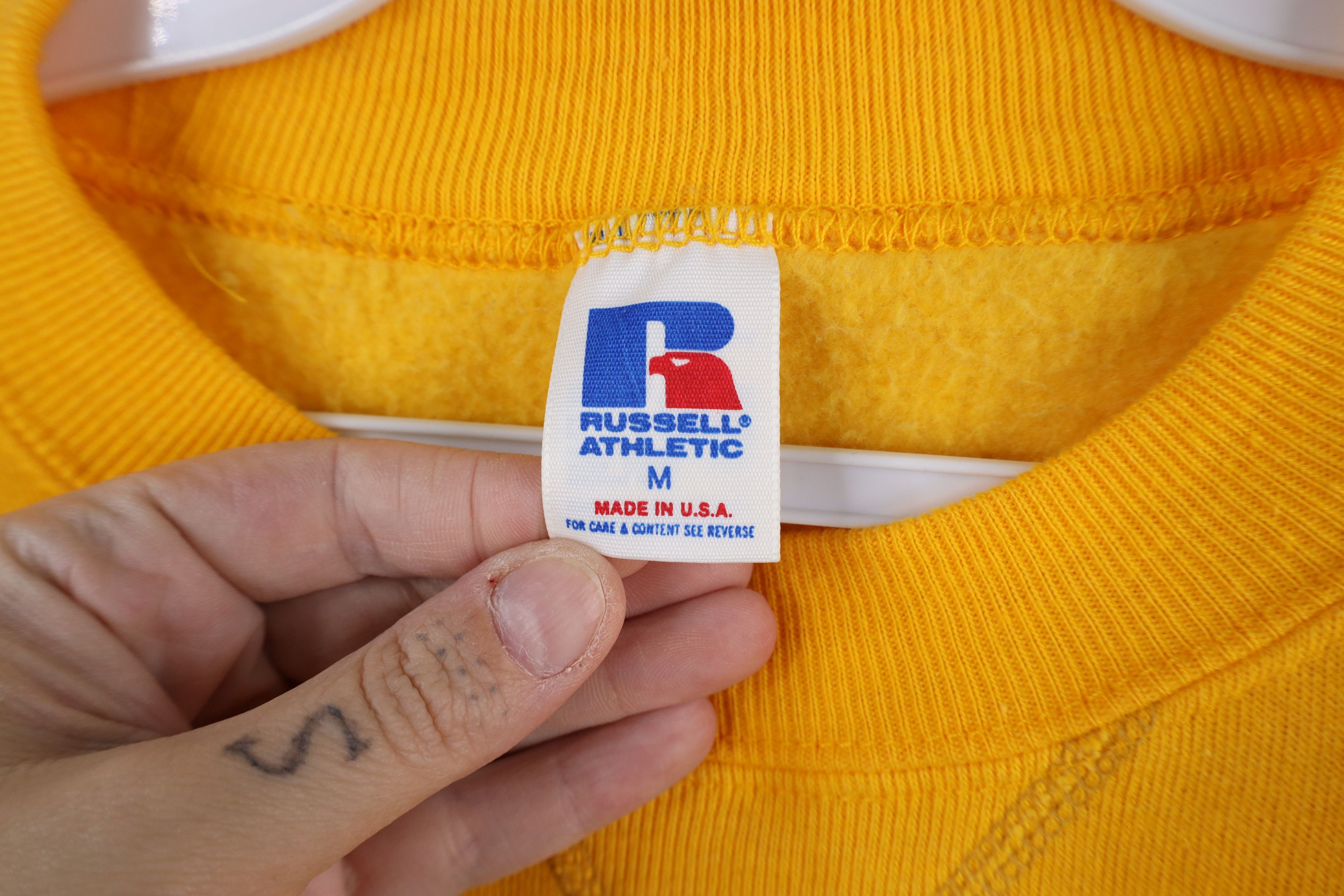 Russell Athletic × Vintage Vintage 80s Russell Athletic Stockaders Football Sweatshirt Size US M / EU 48-50 / 2 - 9 Thumbnail