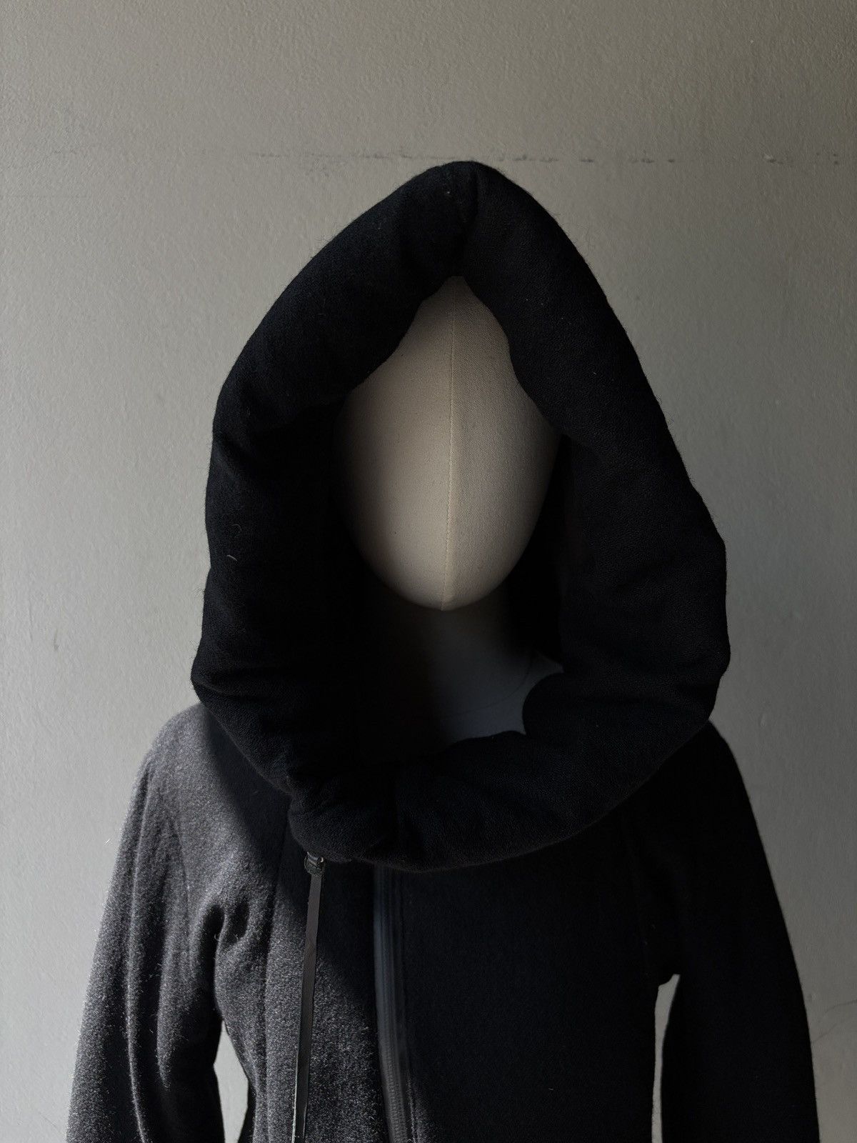 The Viridi-anne The Viridi-Anne Asymmetric Hoodie Shell Wool Down Jacket Size US M / EU 48-50 / 2 - 19 Thumbnail