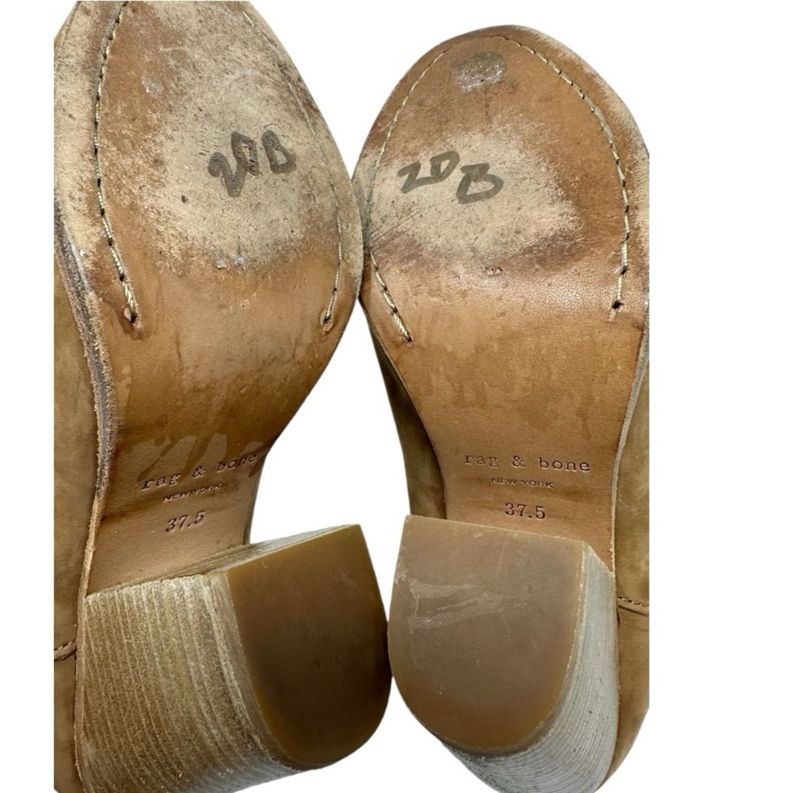 Rag & Bone Rag & Bone Harrow Bootie in Camel Size 37.5 Two Tone Boho Size US 7 / IT 37 - 7 Thumbnail