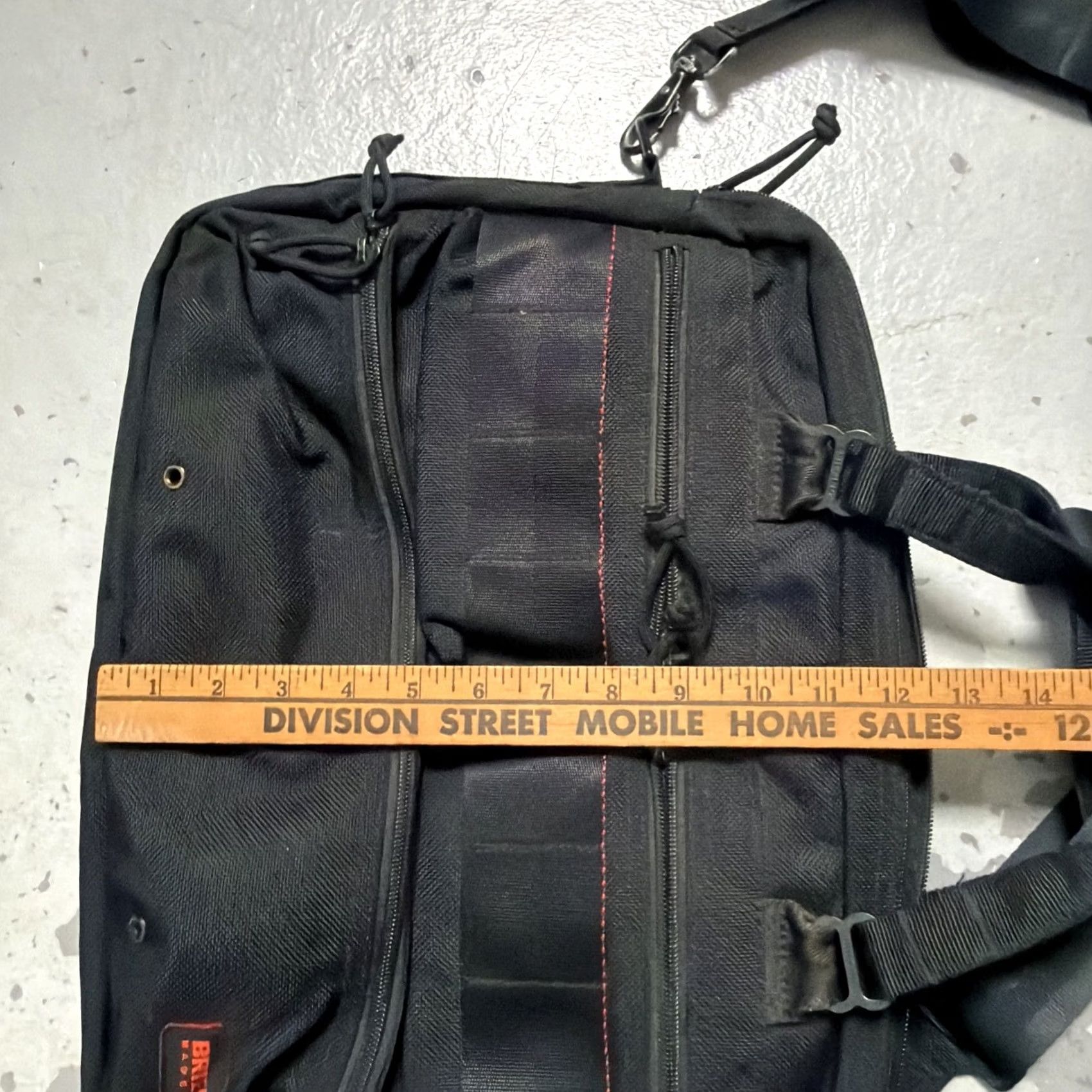 Vintage Briefing Nylon Canvas Shoulder Briefcase Bag Made USA Tactical Military Work Size ONE SIZE - 3 Thumbnail