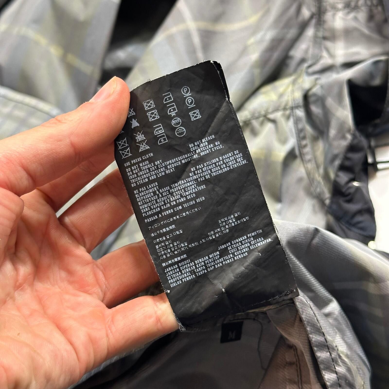 Prada Prada 2011 SAMPLE Shadow Plaid Nylon-PU Windbreaker - M/L Size US M / EU 48-50 / 2 - 8 Thumbnail