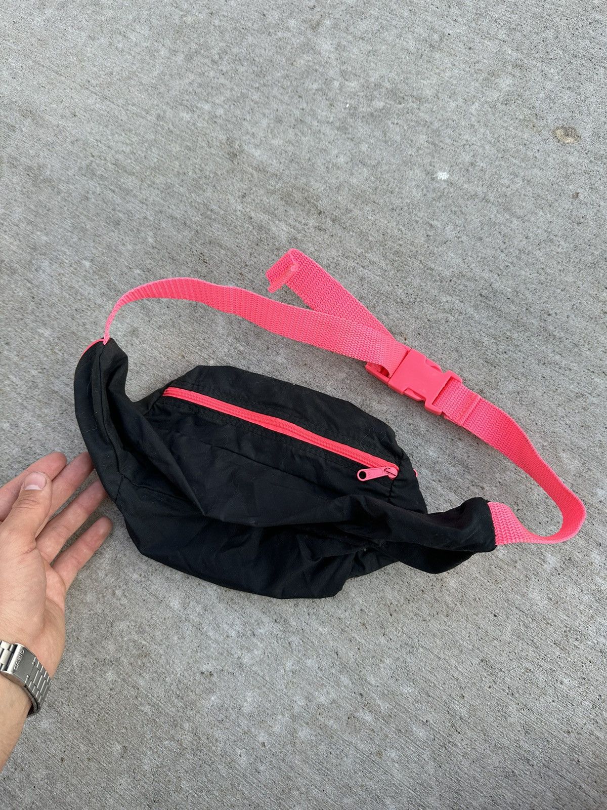 Nike × Vintage Vintage 80s Nike Fanny Pack Waist Bag Size ONE SIZE - 3 Thumbnail