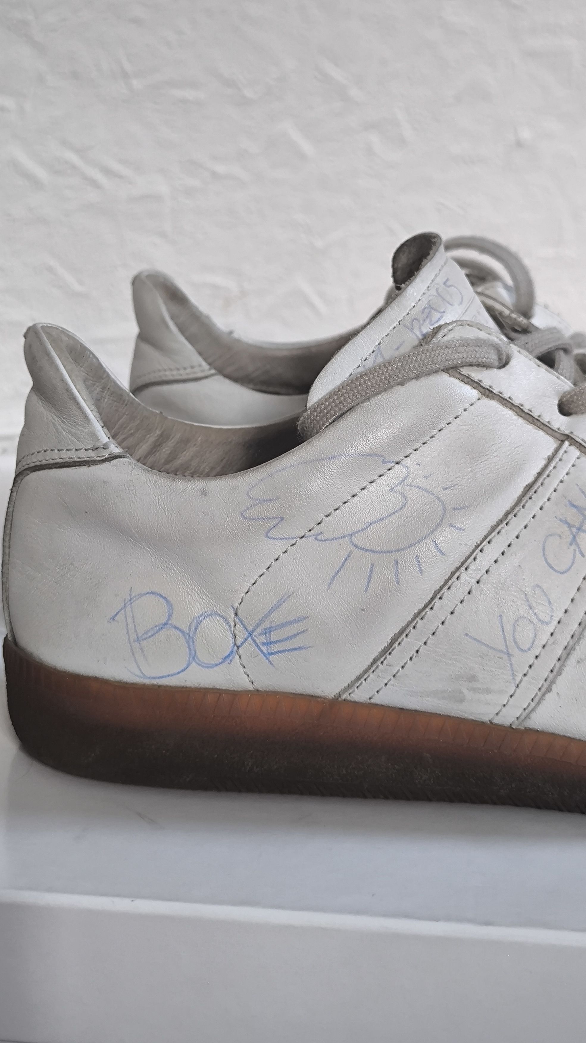 Maison Margiela 1/1 Unique Hand Drawn 2006 Turin Olympic Games Size US 9 / EU 42 - 3 Thumbnail