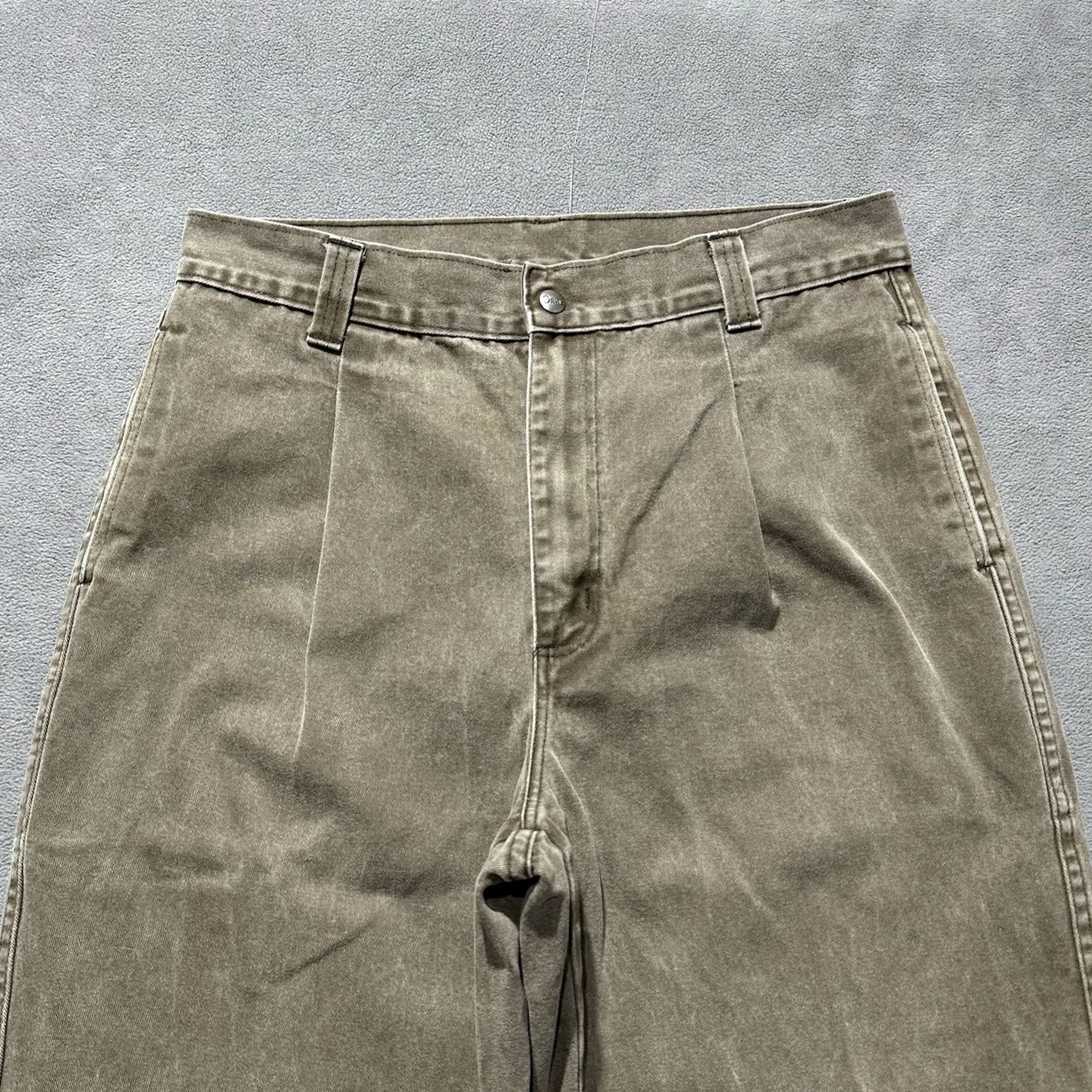Orvis VINTAGE Orvis Pants Mens 34 Chino Casual Straight 34 Brown Solid USA 90s Grunge Mens Size US 34 / EU 50 - 3 Thumbnail