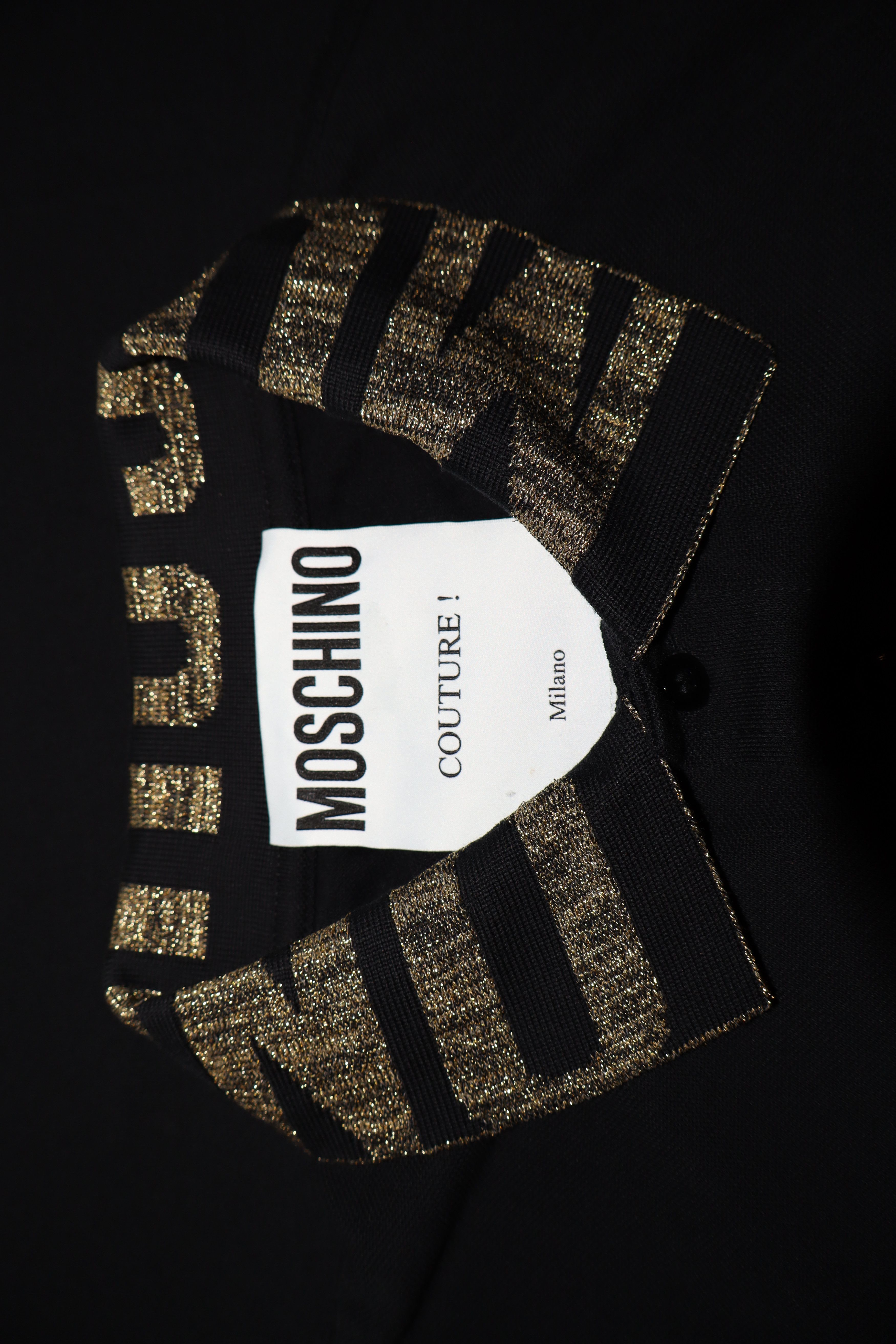 Moschino Golden logo collar Polo shirt Size US M / EU 48-50 / 2 - 9 Thumbnail
