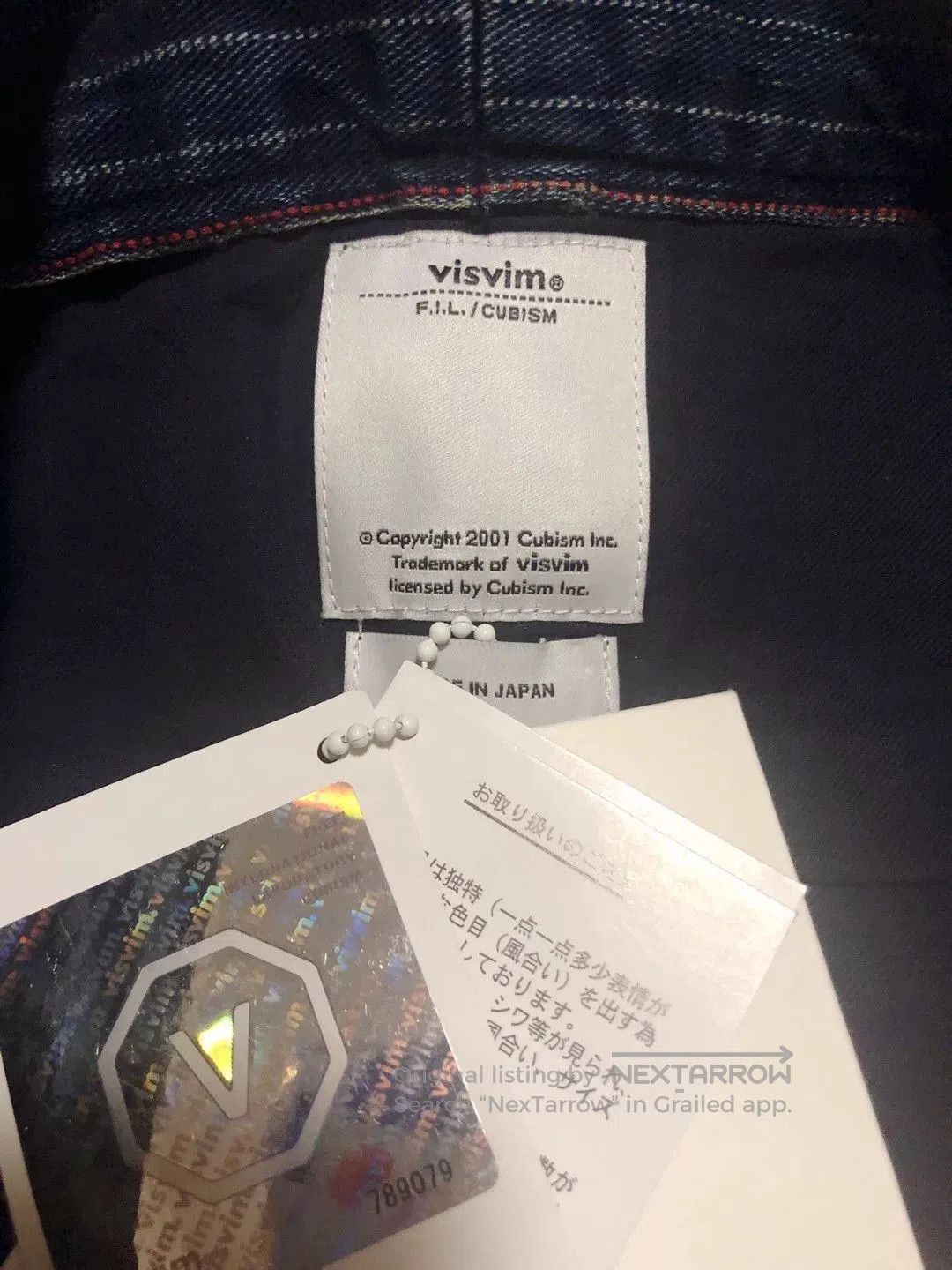 Visvim Visvim LHAMO SHIRT WABASH Indigo Striped. Size US S / EU 44-46 / 1 - 7 Thumbnail