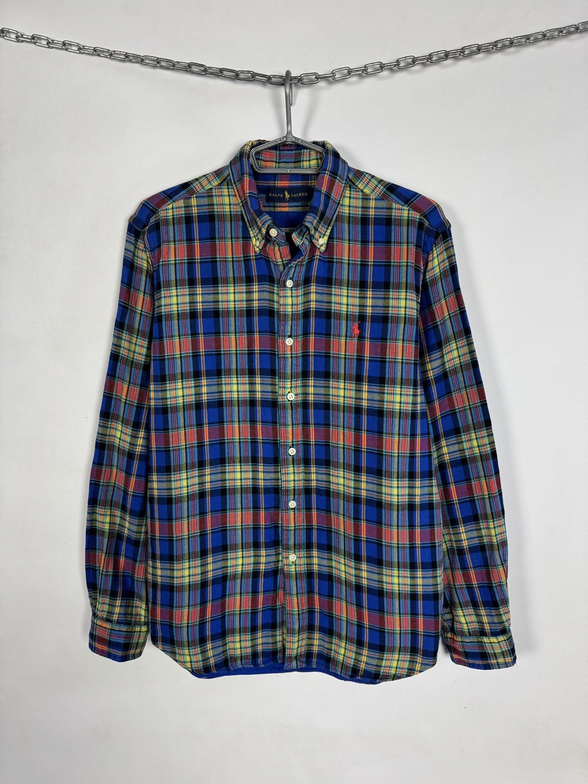 Ralph Lauren Ralph Lauren Long Sleeve Plaid Shirt Button Up Multicolor L Size US L / EU 52-54 / 3 - 1 Thumbnail