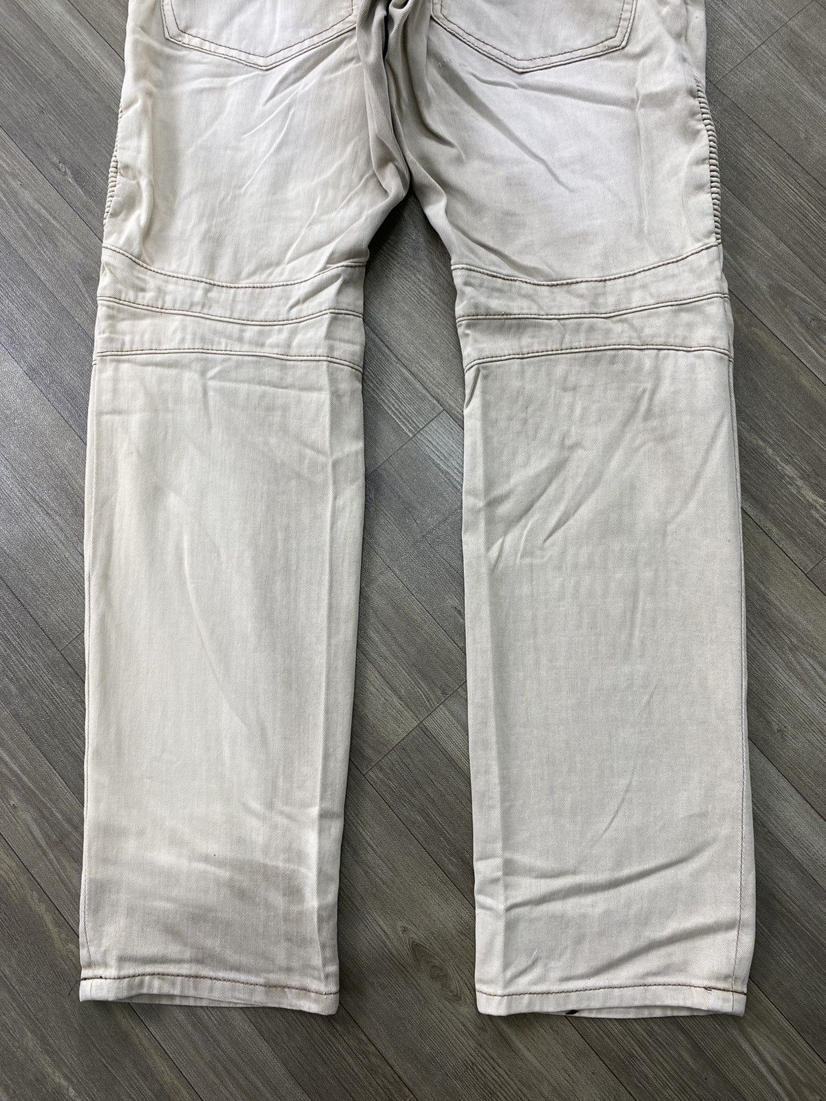 Balmain Vintage Balmain Distressed Bikers Pants Luxury Size US 32 / EU 48 - 12 Thumbnail