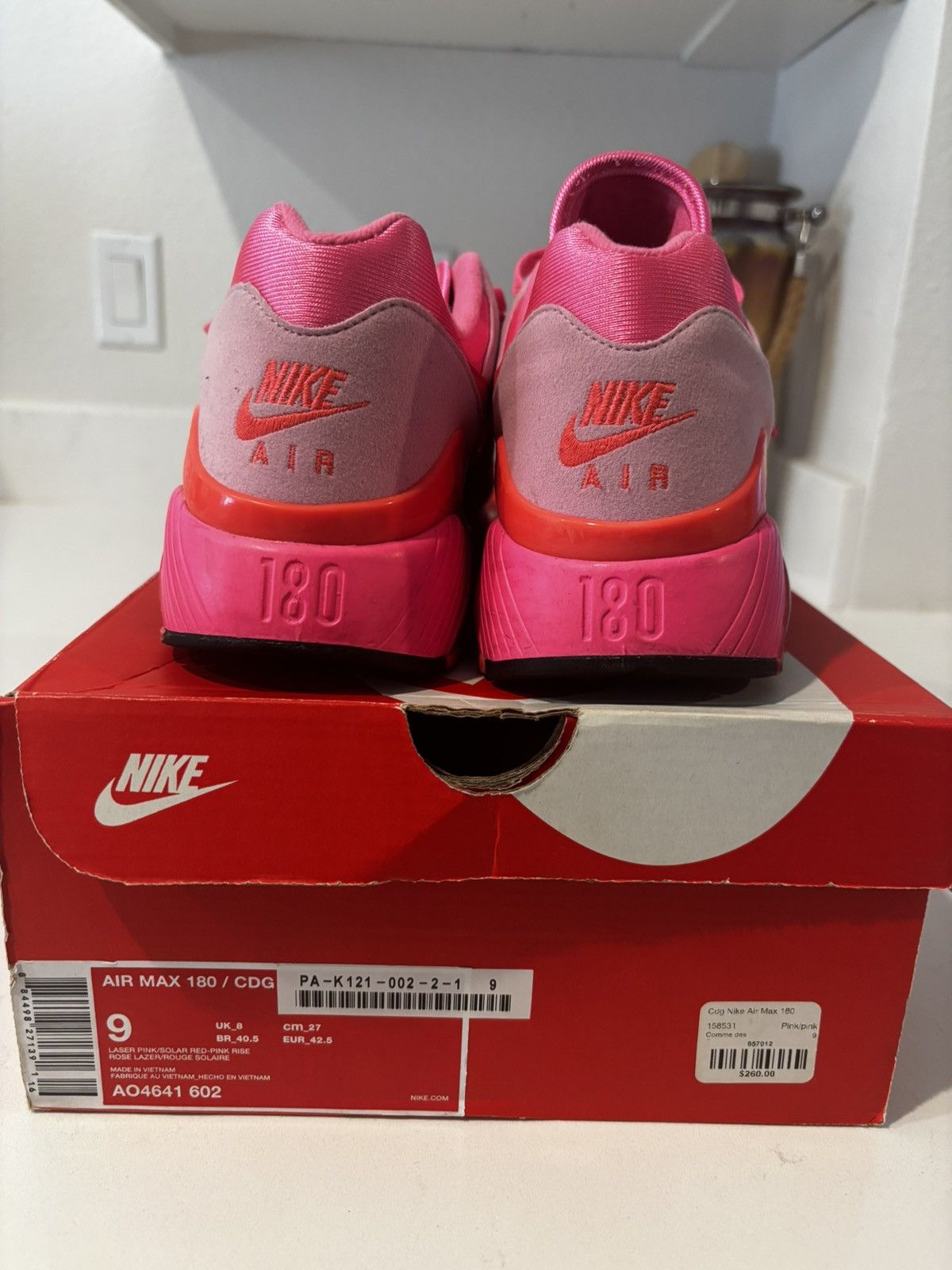 Comme des Garcons × Nike Nike air max 180/ CDG Size US 9 / EU 42 - 4 Thumbnail