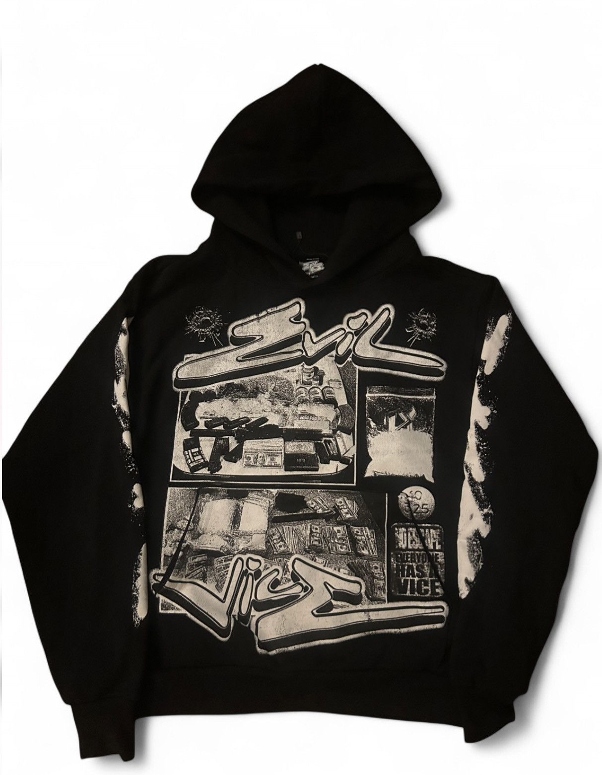 Other Evil Vice "Vice City" black hoodie Size US S / EU 44-46 / 1 - 1 Thumbnail