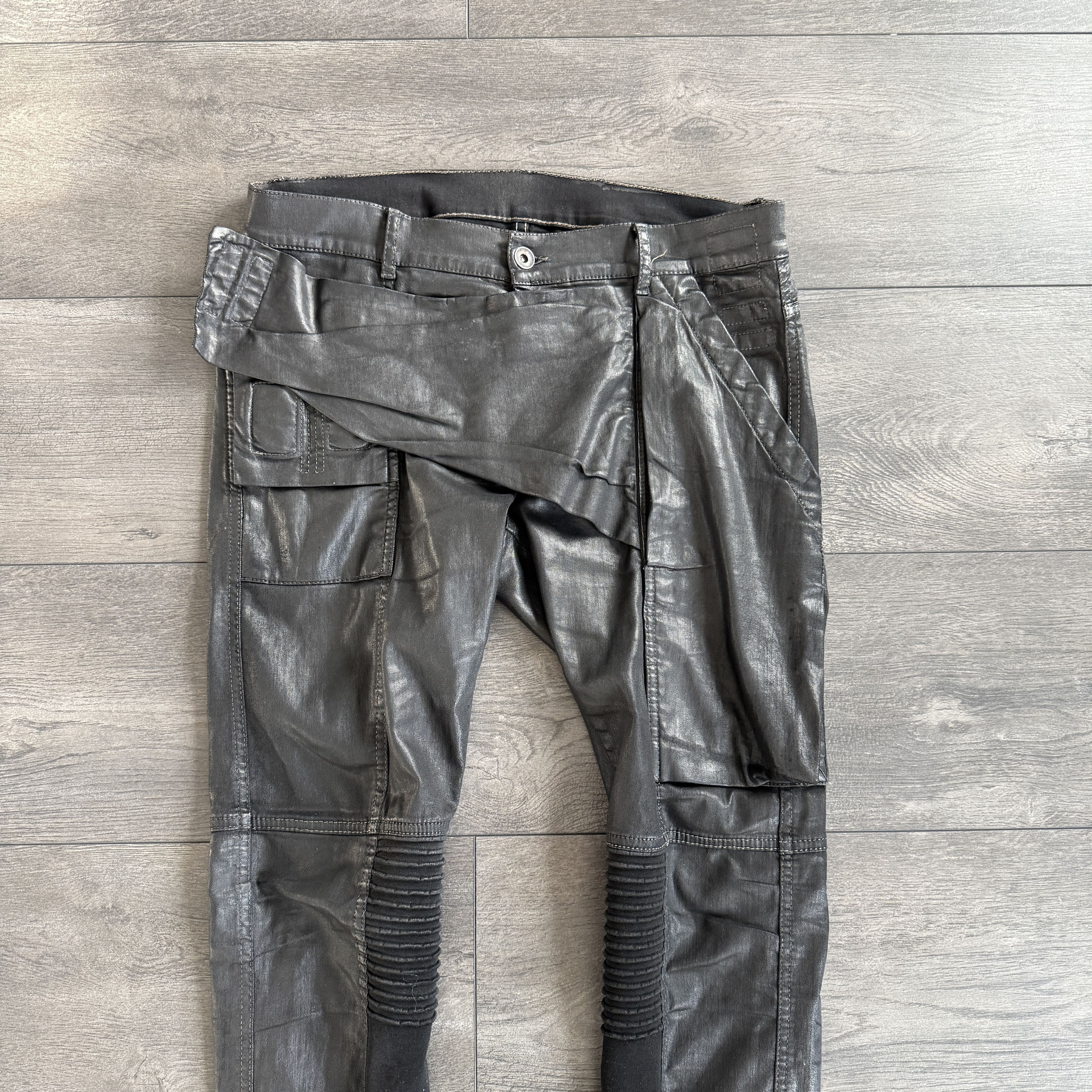 Rick Owens Rick Owens FW15 “Black Wax” Memphis Denim Size US 31 - 3 Thumbnail