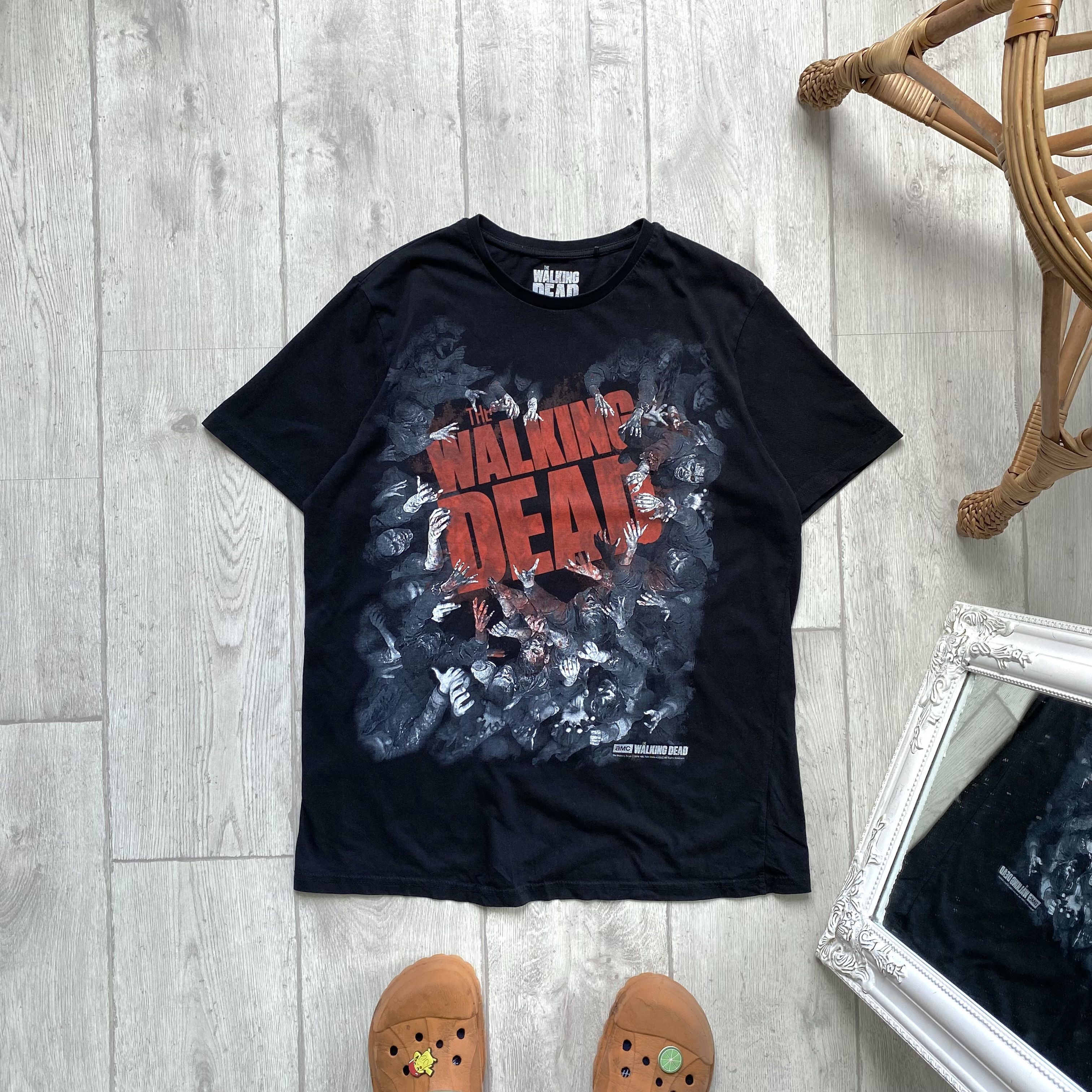 Expert Horror 🧟‍♂️ The Walking Dead amc Promo tee Zombie Big Logo Y2K Size US M / EU 48-50 / 2 - 1 Thumbnail
