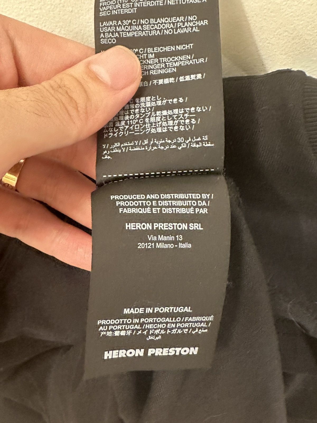 Heron Preston Heron Preston Long Sleeve T-shirt Size US M / EU 48-50 / 2 - 8 Thumbnail