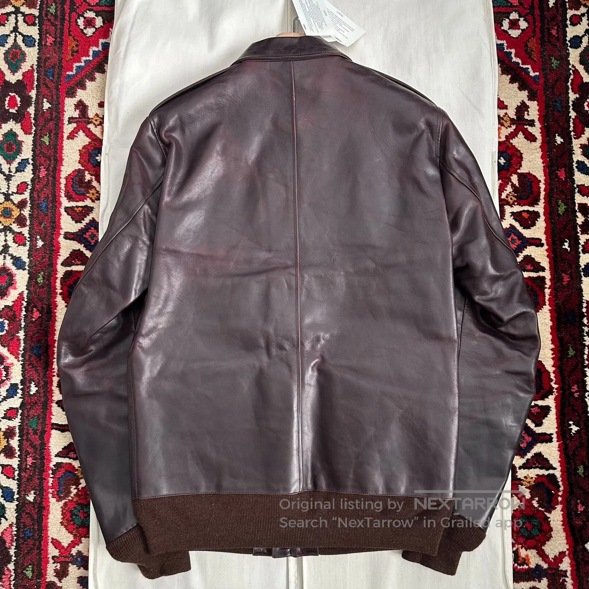 Visvim visvim elmendorf leather jacket in burgundy. Size US M / EU 48-50 / 2 - 3 Thumbnail
