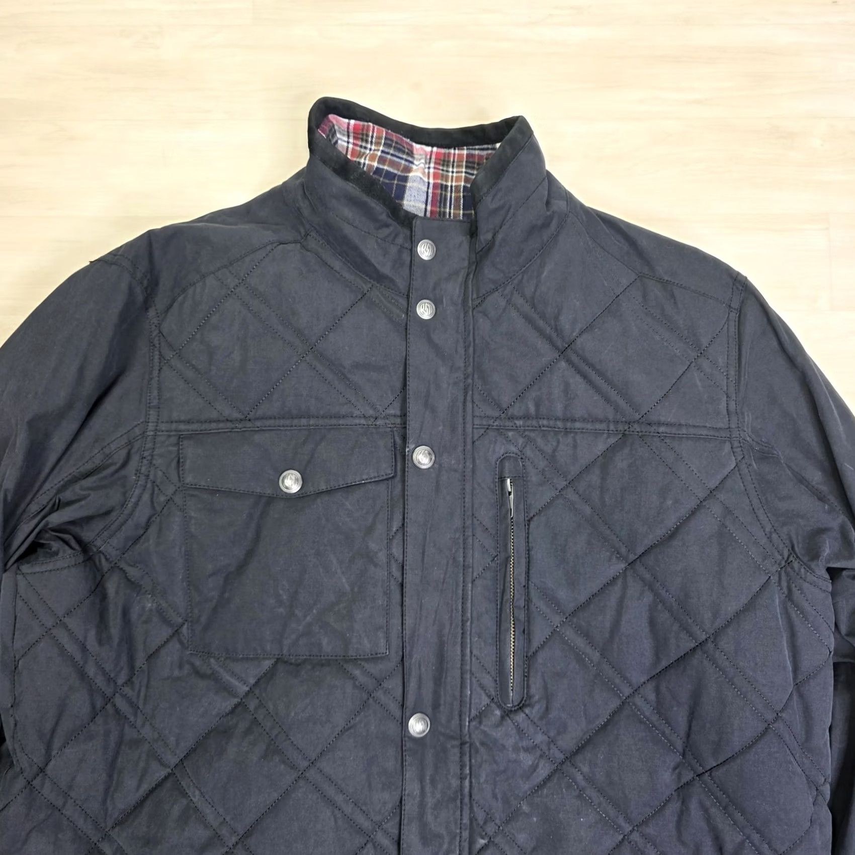 Vintage RSD Seeker Textile Quilted Jacket Motorcycle Black XL Men Jacket Quilted Barbour Waxed Winter Fall Riding Size US XL / EU 56 / 4 - 7 Thumbnail
