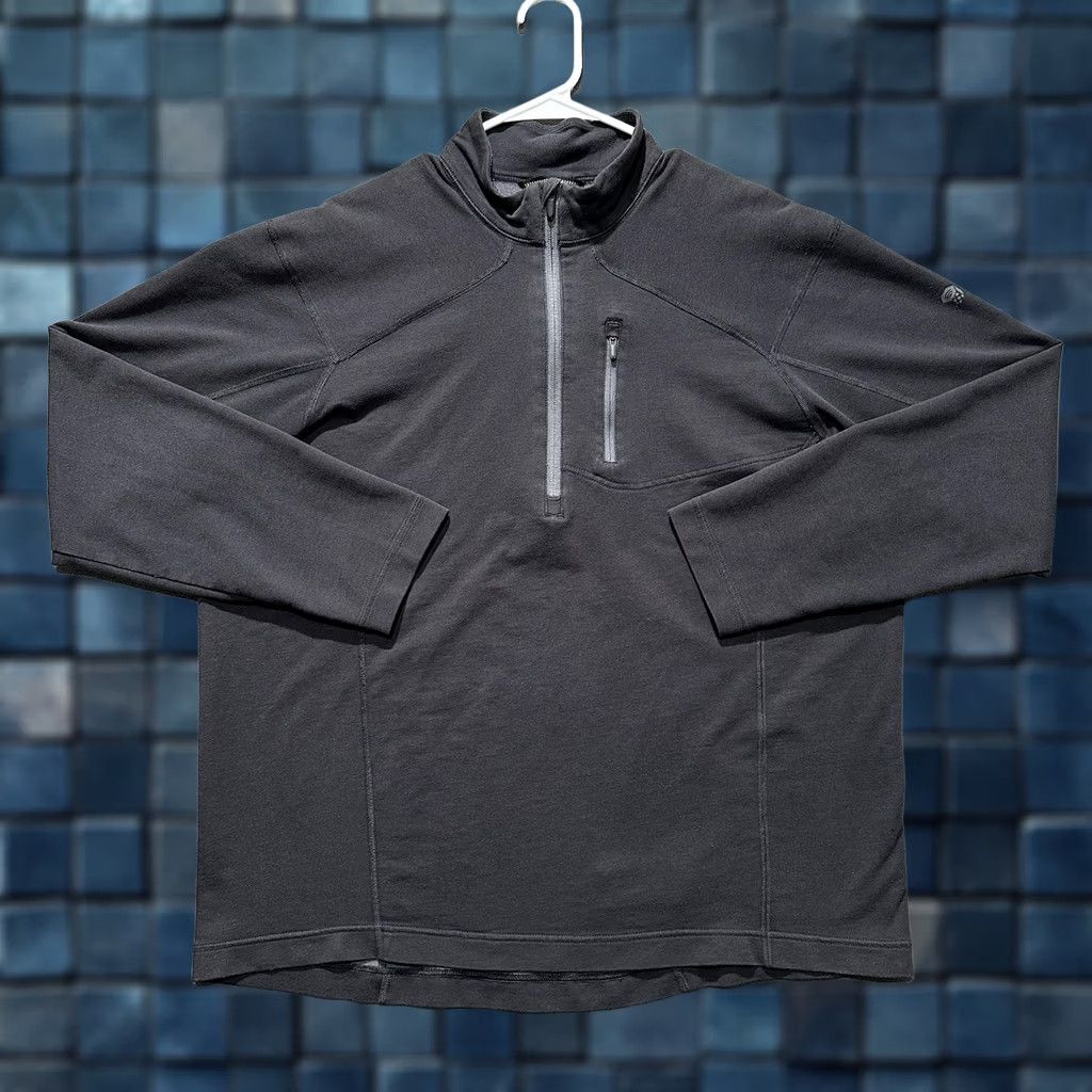 Mountain Hardwear Mountain Hardwear Sweater Mens XL Gray Quarter Zip Thermal Midweight Baselayer Outdoor Classic Size US XL / EU 56 / 4 - 1 Thumbnail