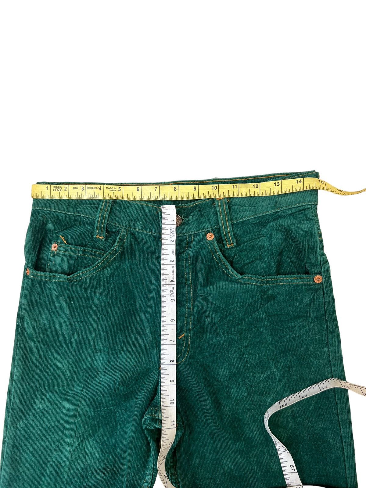 Levi's Vintage 70s Levi’s Orange Tab Faded Green Corduroy Pant Size US 29 - 3 Thumbnail