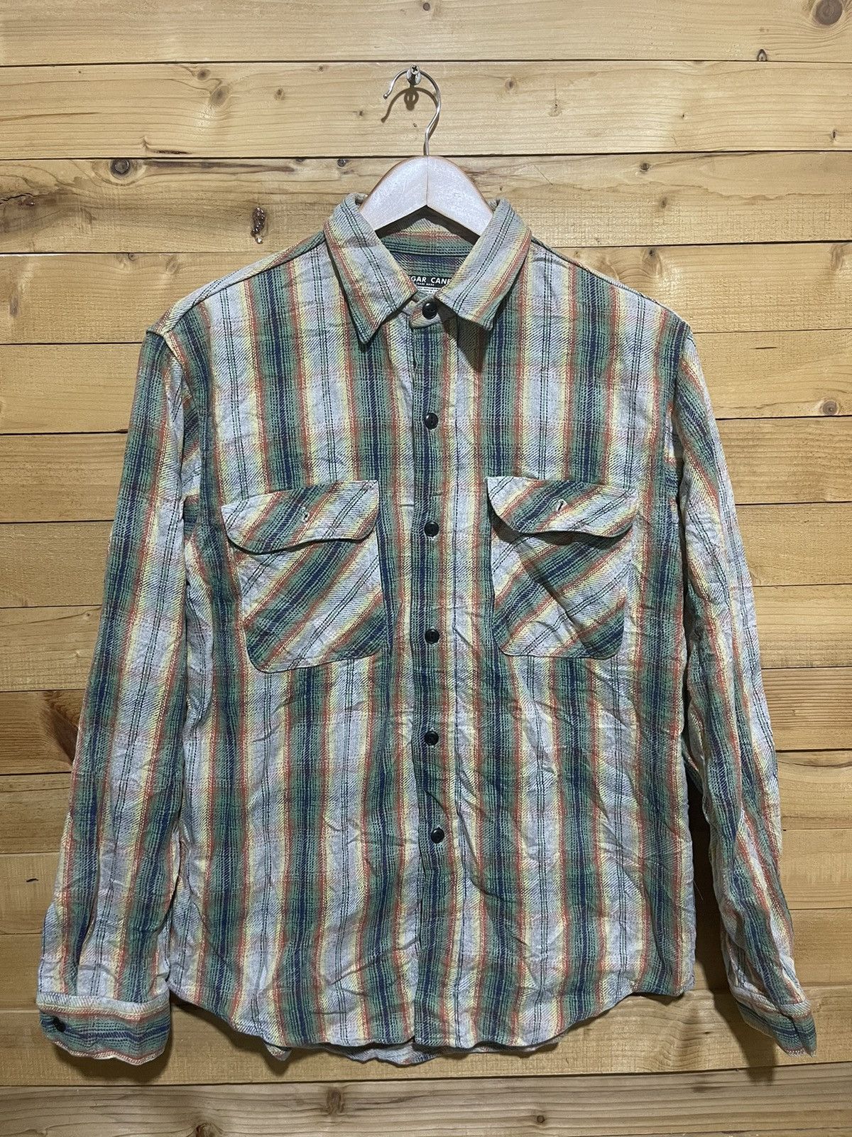 Sugar Cane Vintage sugar cane flannel shrit Size US M / EU 48-50 / 2 - 1 Thumbnail