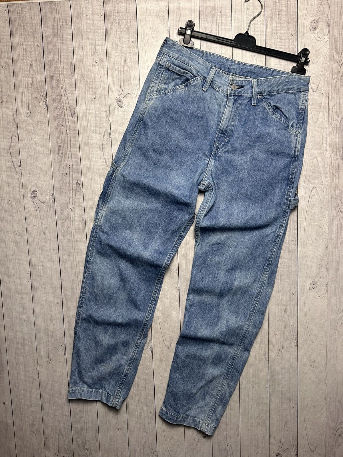 Levi's Vintage Clothing × Vintage Vintage Levi’s Work pants denim pockets size 31/34 Size US 31 - 5 Thumbnail