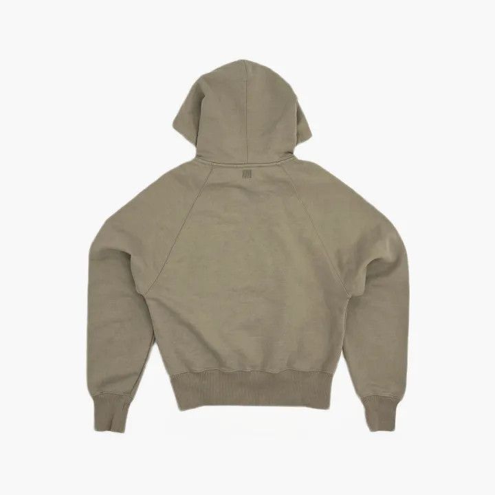 AMI Ami De Coeur Logo Hoodie in Beige -2507 Size US XXS / EU 40 - 3 Thumbnail