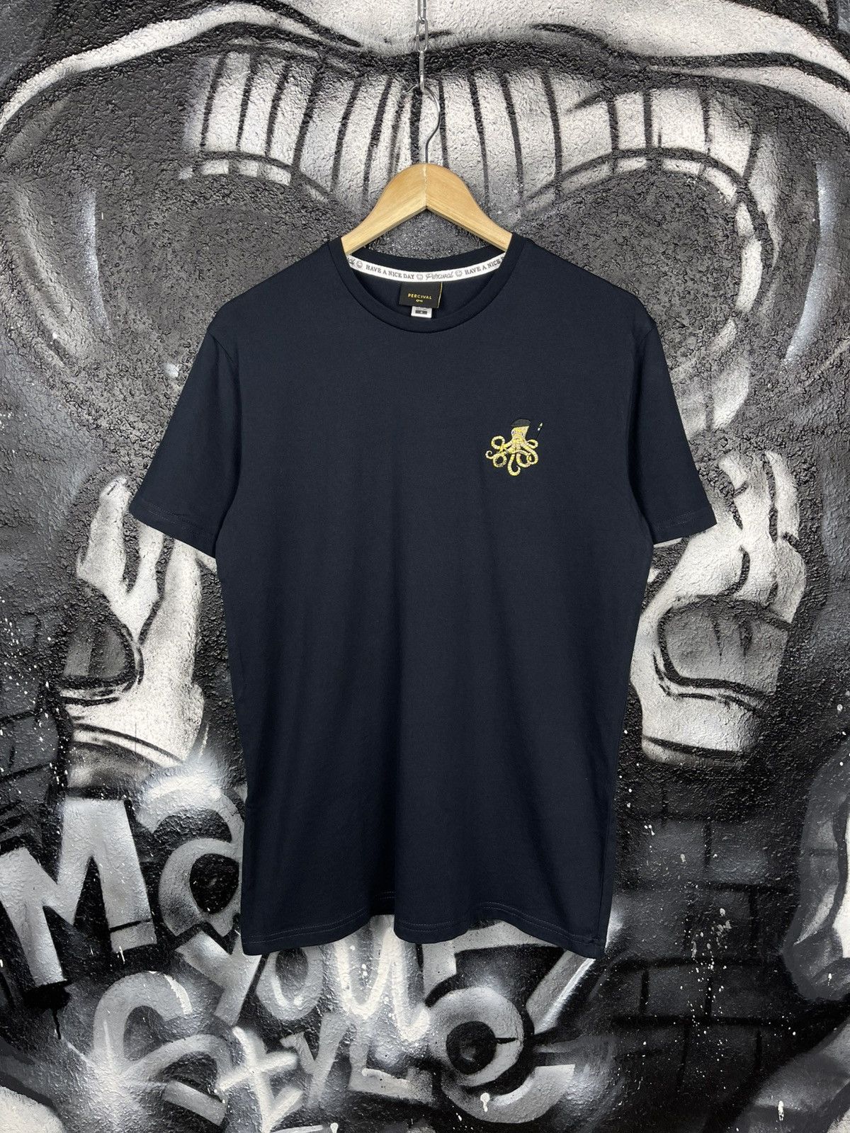 Percival Percival Embroidered Octopus T-Shirt Men’s Size M Size US M / EU 48-50 / 2 - 2 Thumbnail