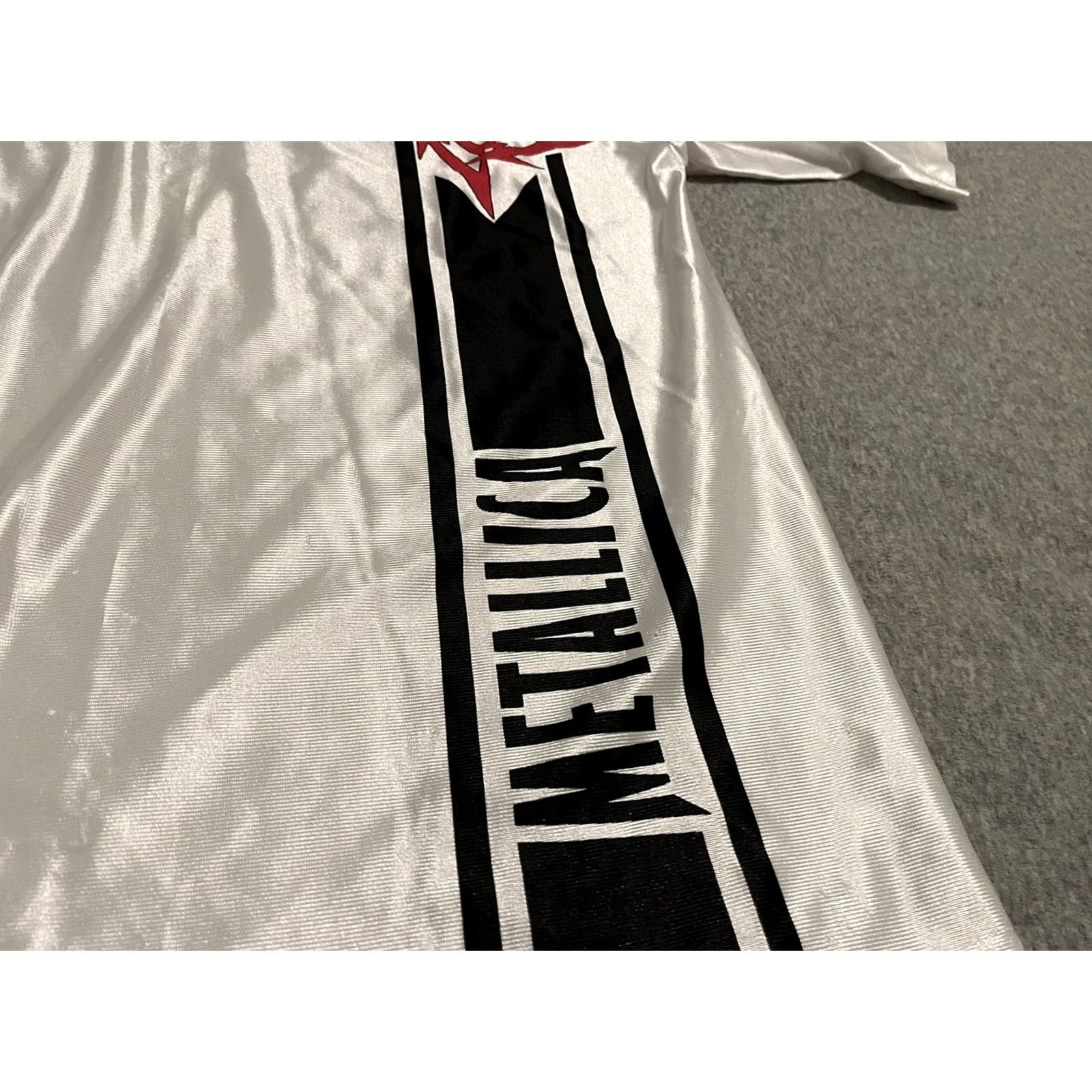 Vintage VINTAGE Giant Polo Shirt Mens Large White Metallica Giant Polo Shirt Vintage Size US L / EU 52-54 / 3 - 4 Thumbnail