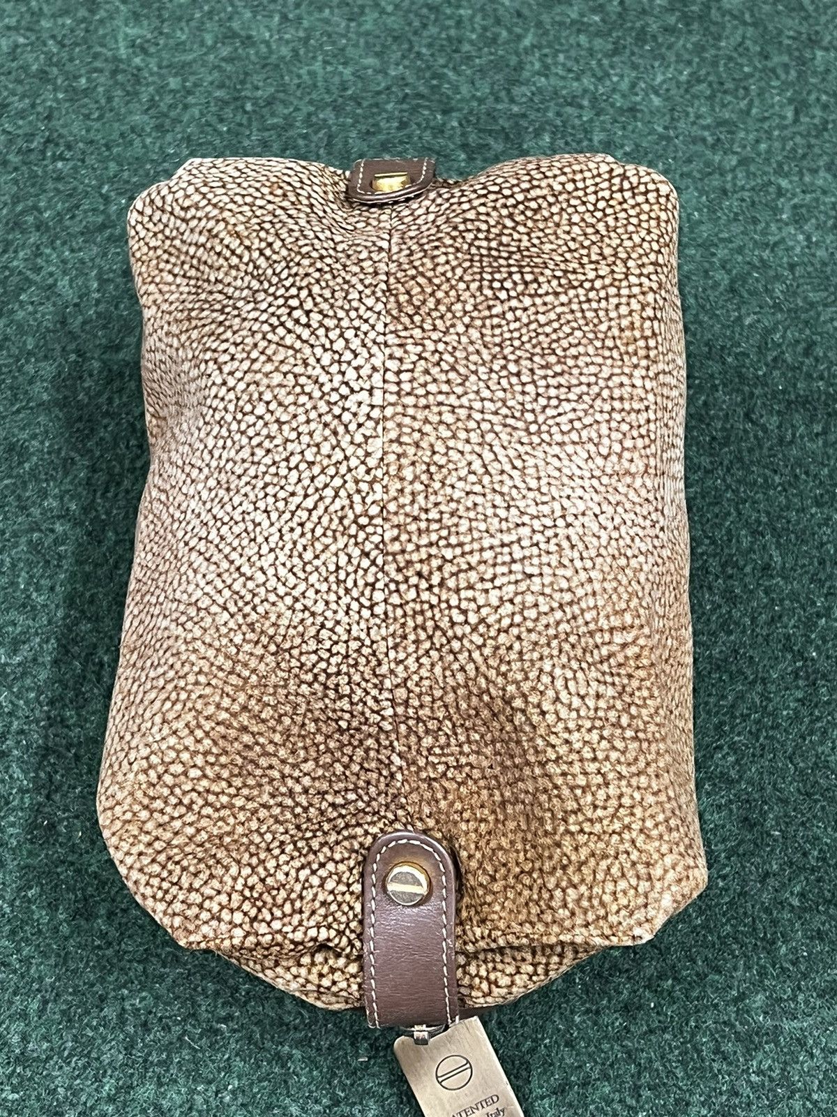 Vintage Borbonese Redwall Quail Pattern Suede Leather Pouch Size ONE SIZE - 4 Thumbnail