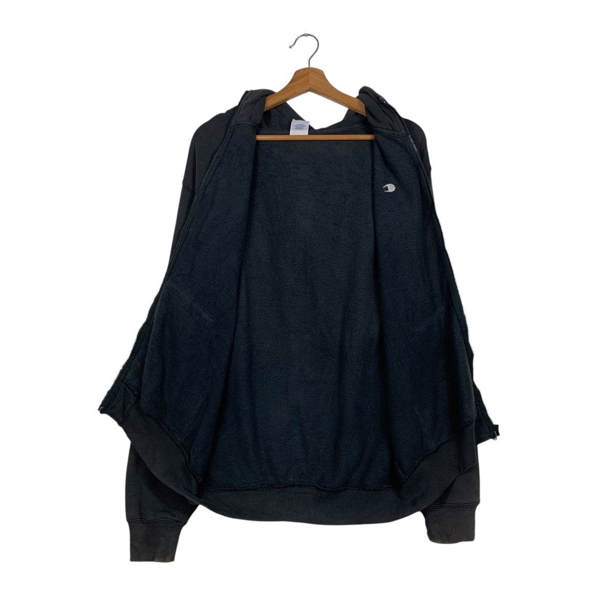 Champion CHAMPION Sun Burn Black Zipper Hoodies Sweatshirt #1726-C76 Size US L / EU 52-54 / 3 - 13 Thumbnail
