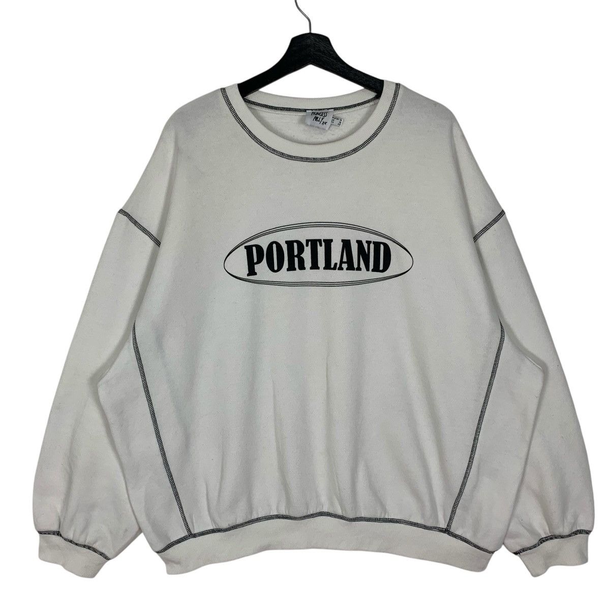 Japanese Brand princes Polly Xx Clothing Portland Spell out Sweatshirt Size US XL / EU 56 / 4 - 2 Thumbnail