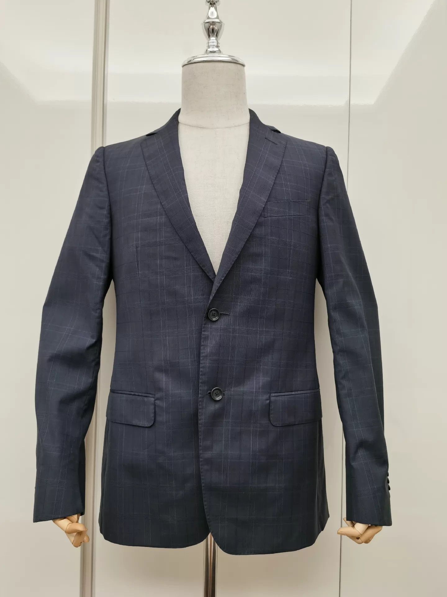 Z Zegna ZZegna Check Suit Jacket 48 (1-2 Wears) Size 48R - 1 Thumbnail