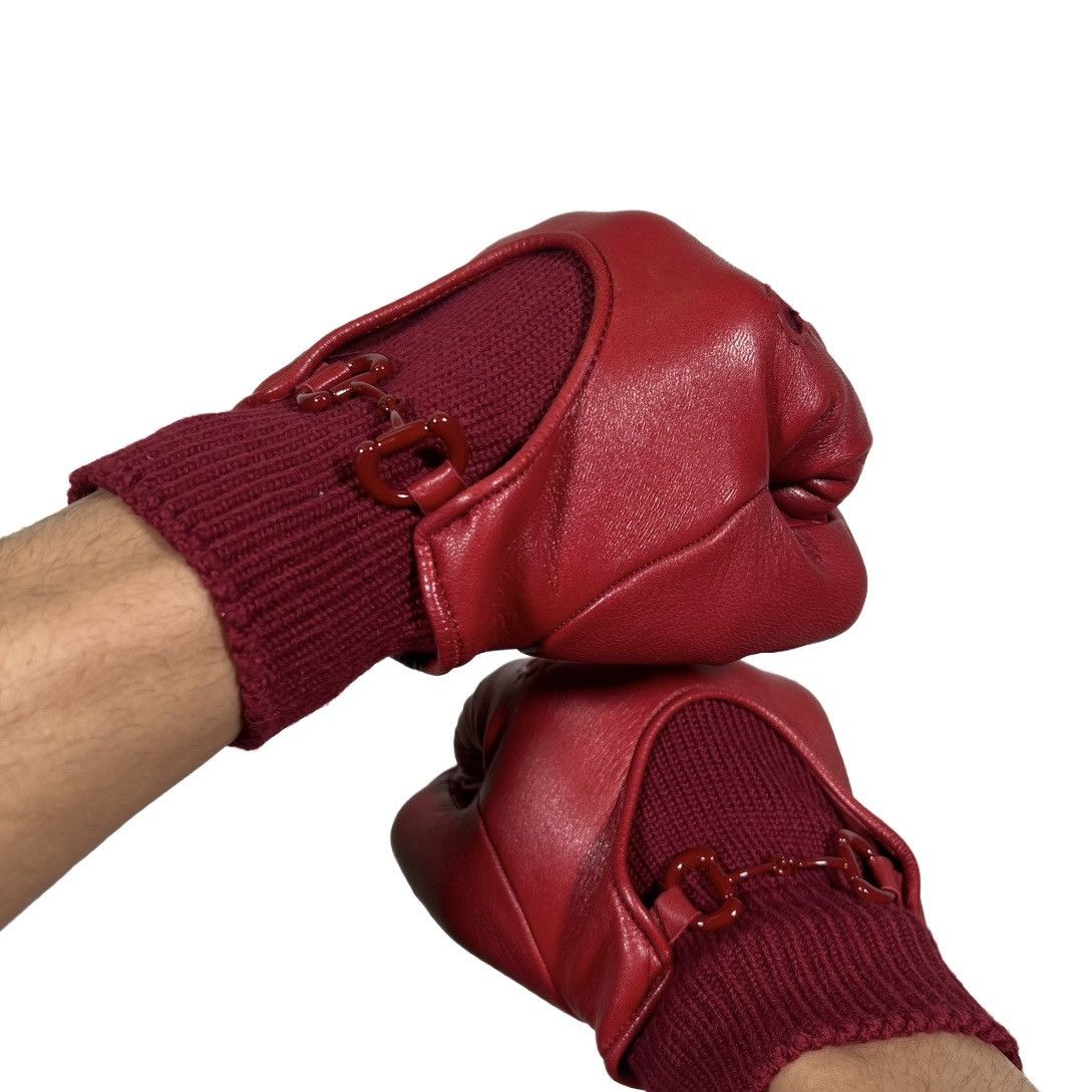 Gucci Gucci Horsebit Leather Gloves Size ONE SIZE - 2 Thumbnail