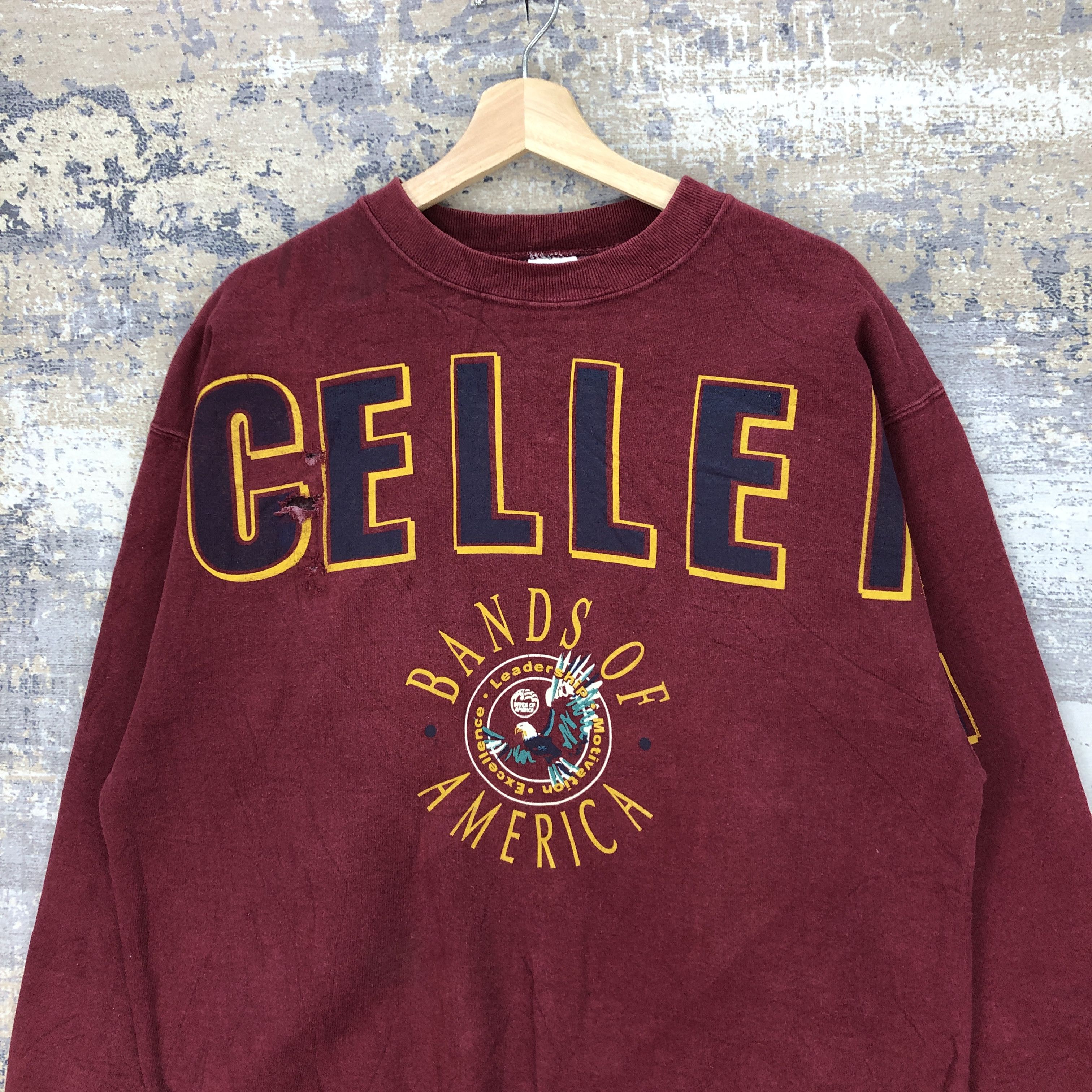Vintage Vintage Excellence Sweater Band of America Sweatshirt Size US XL / EU 56 / 4 - 2 Thumbnail