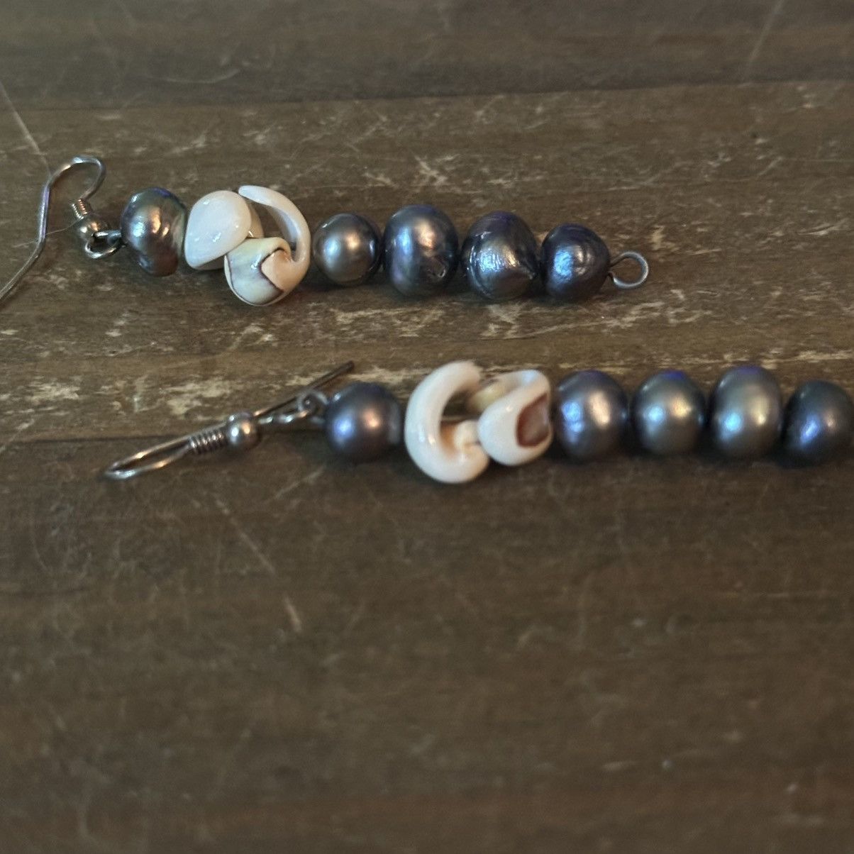 Other Gray freshwater pearl dangle earrings Size ONE SIZE - 3 Thumbnail