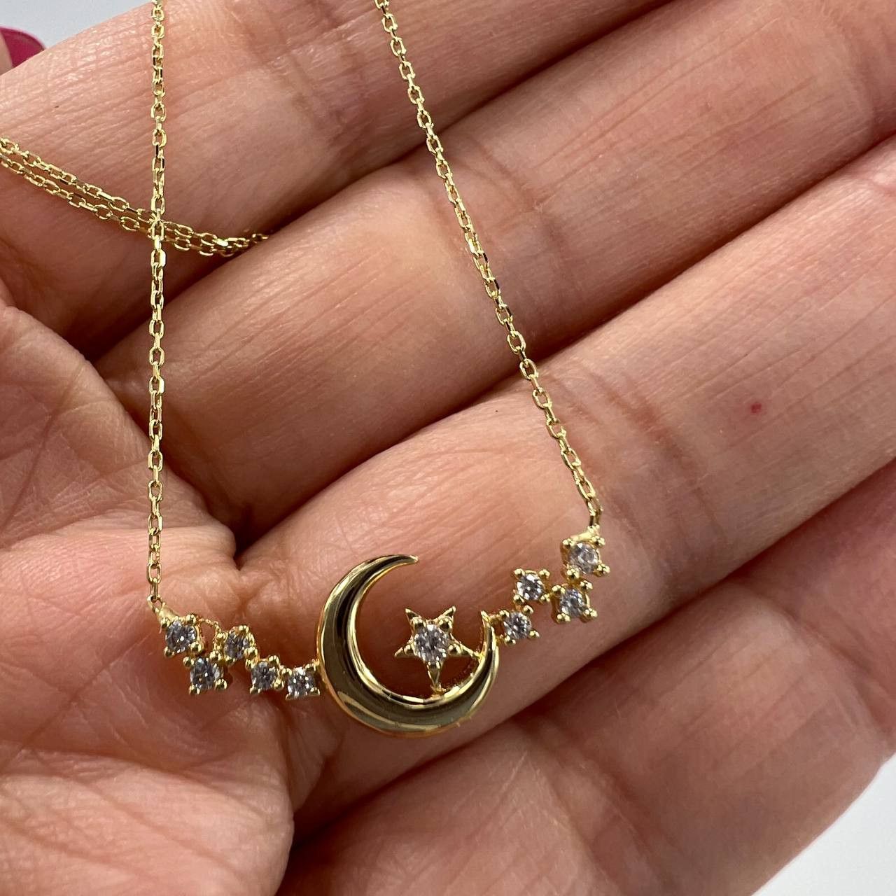 Other New Elegant 14K Solid Gold Italian Necklace 2.0g Size ONE SIZE - 1 Thumbnail