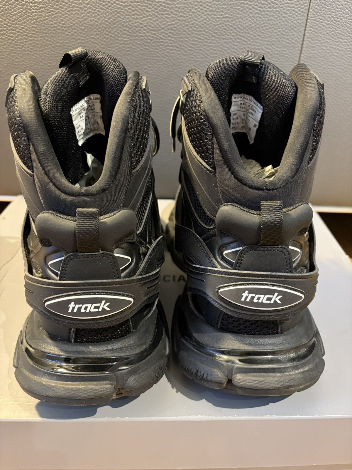 Balenciaga Black Balenciaga 1.0 Track High-Top Sneaker Size US 11 / EU 44 - 5 Thumbnail