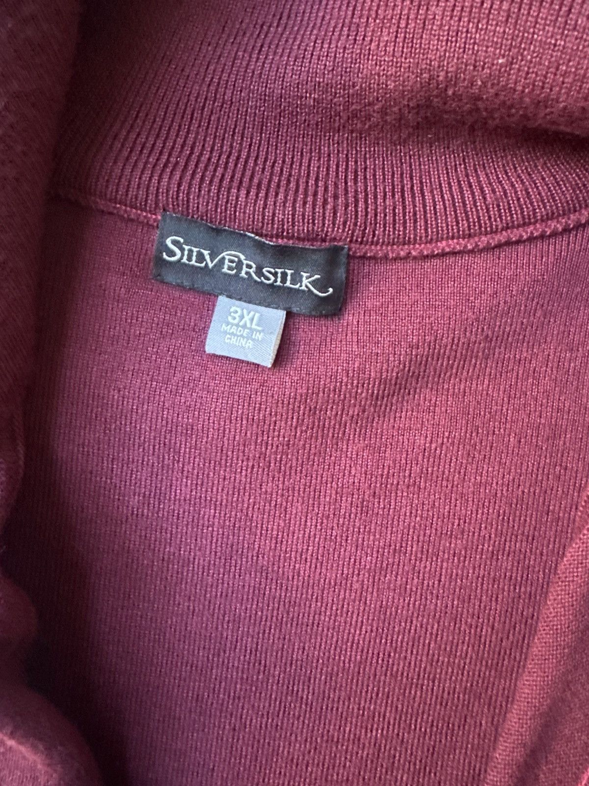 Other Men's Burgundy Coogie Style Y2K Zip-Front Sweater Size US XXL / EU 58 / 5 - 5 Thumbnail