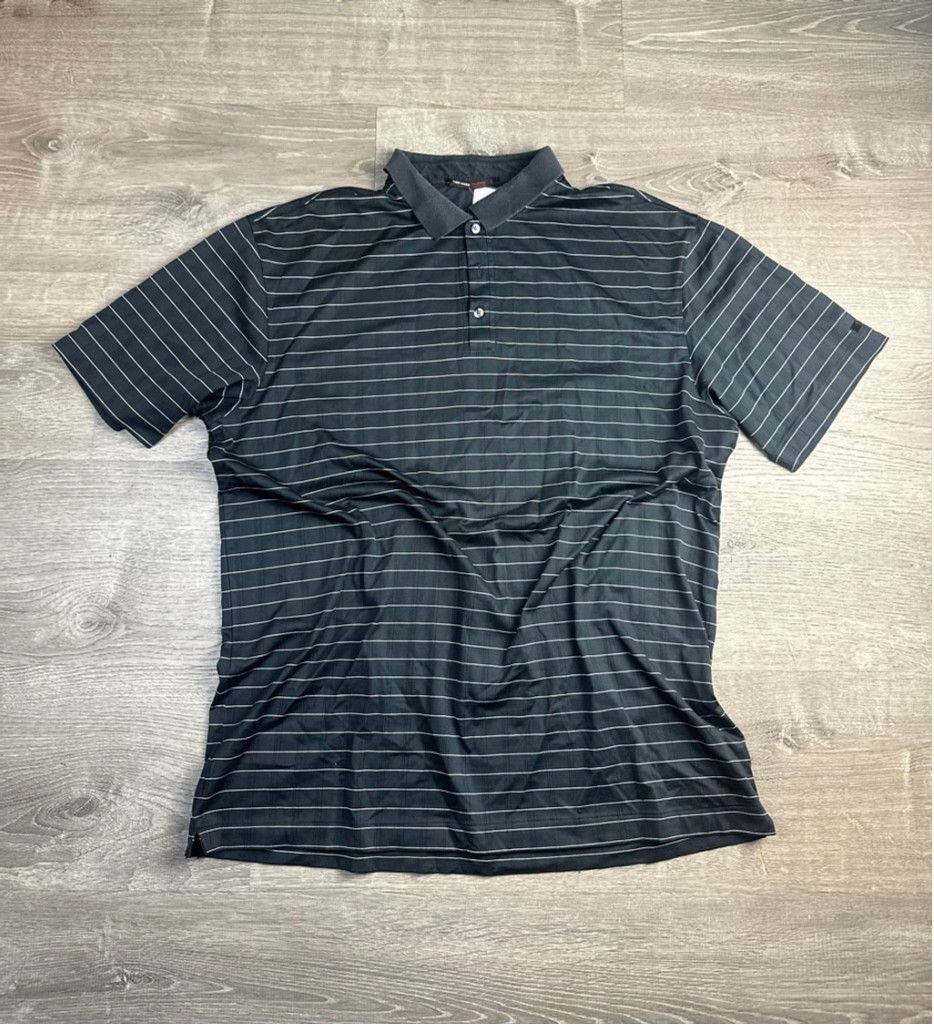 Nike Vintage Nike Tiger Woods Collection Polo Black/Gray Size XL Size US XL / EU 56 / 4 - 1 Thumbnail