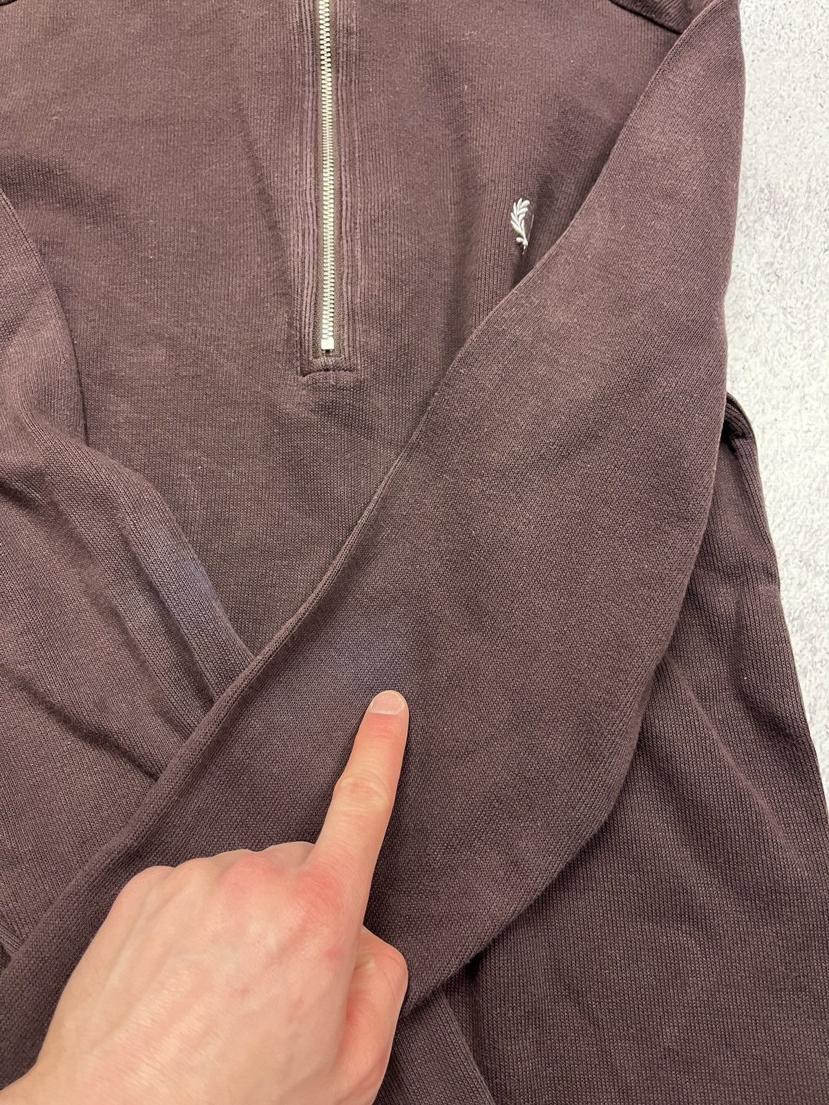 Fred Perry Vintage 00’s Fred Perry 1/4 Zip Sweater Old Money Hype Rare Size US S / EU 44-46 / 1 - 10 Thumbnail