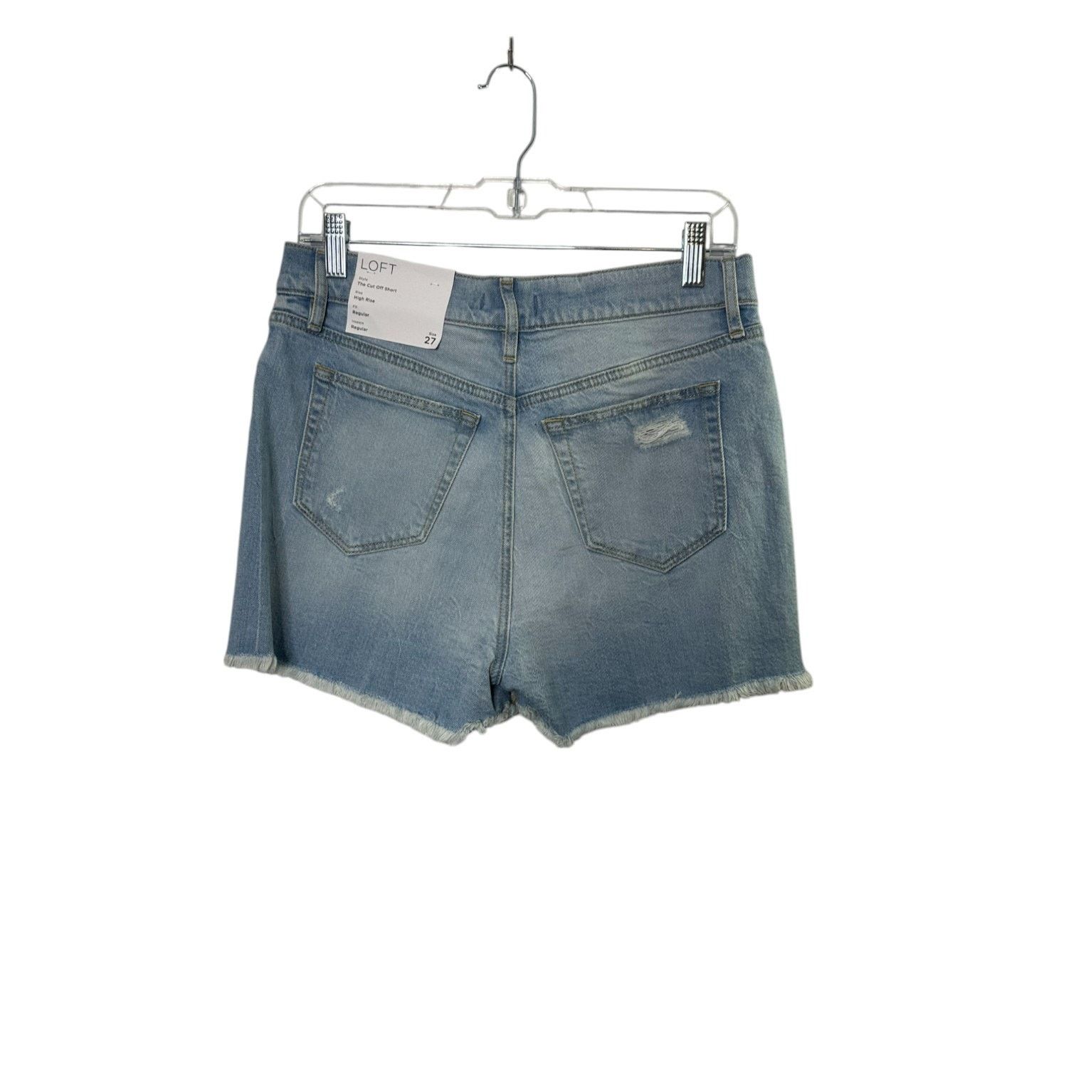 Loft Ann Taylor LOFT High Rise Cut Off Shorts 27" 4 NEW Size 27" / US 4 / IT 40 - 5 Thumbnail