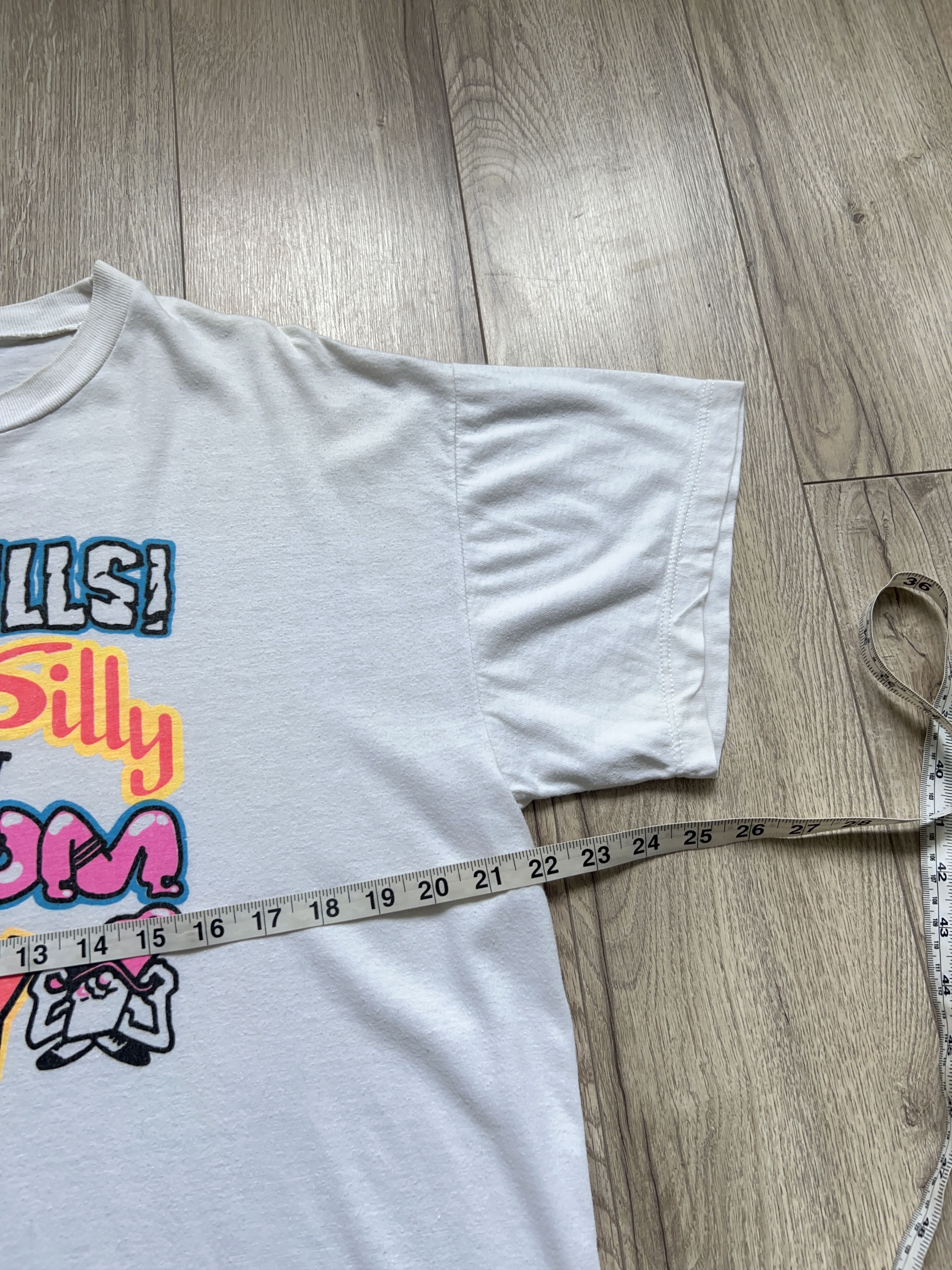 Vintage Aids Kills Don't Be Silly Get That Condom Funny Tee Parody Size US XL / EU 56 / 4 - 6 Thumbnail