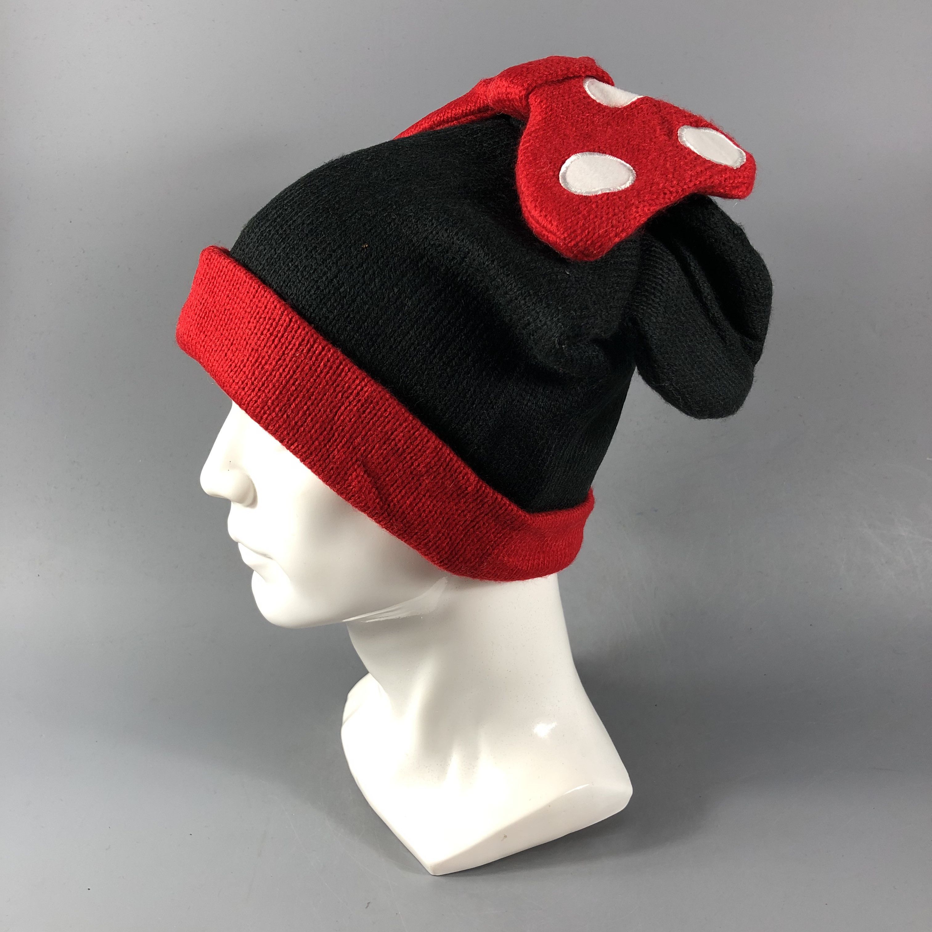 Disney Minnie Mouse Devil Ears Beanie Snowcap Snow Hat B677 Size ONE SIZE - 2 Thumbnail