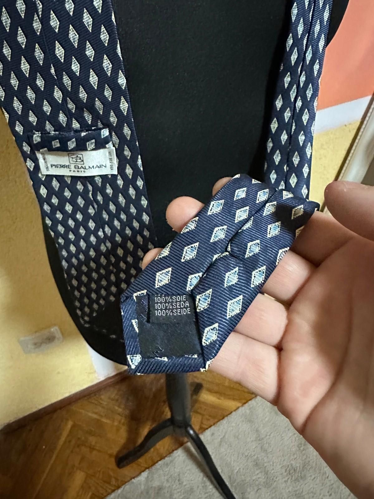 Pierre Balmain Pierre Balmain Silk Tie Size ONE SIZE - 7 Thumbnail