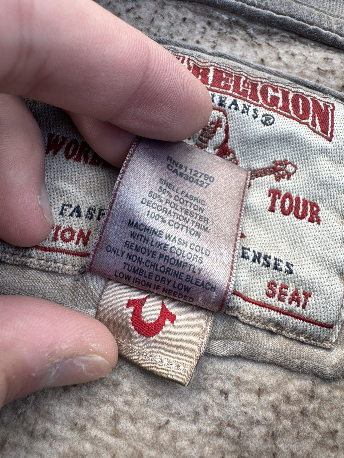 True Religion Rare True Religion distressed Bombers sweatshirt Size US L / EU 52-54 / 3 - 9 Thumbnail