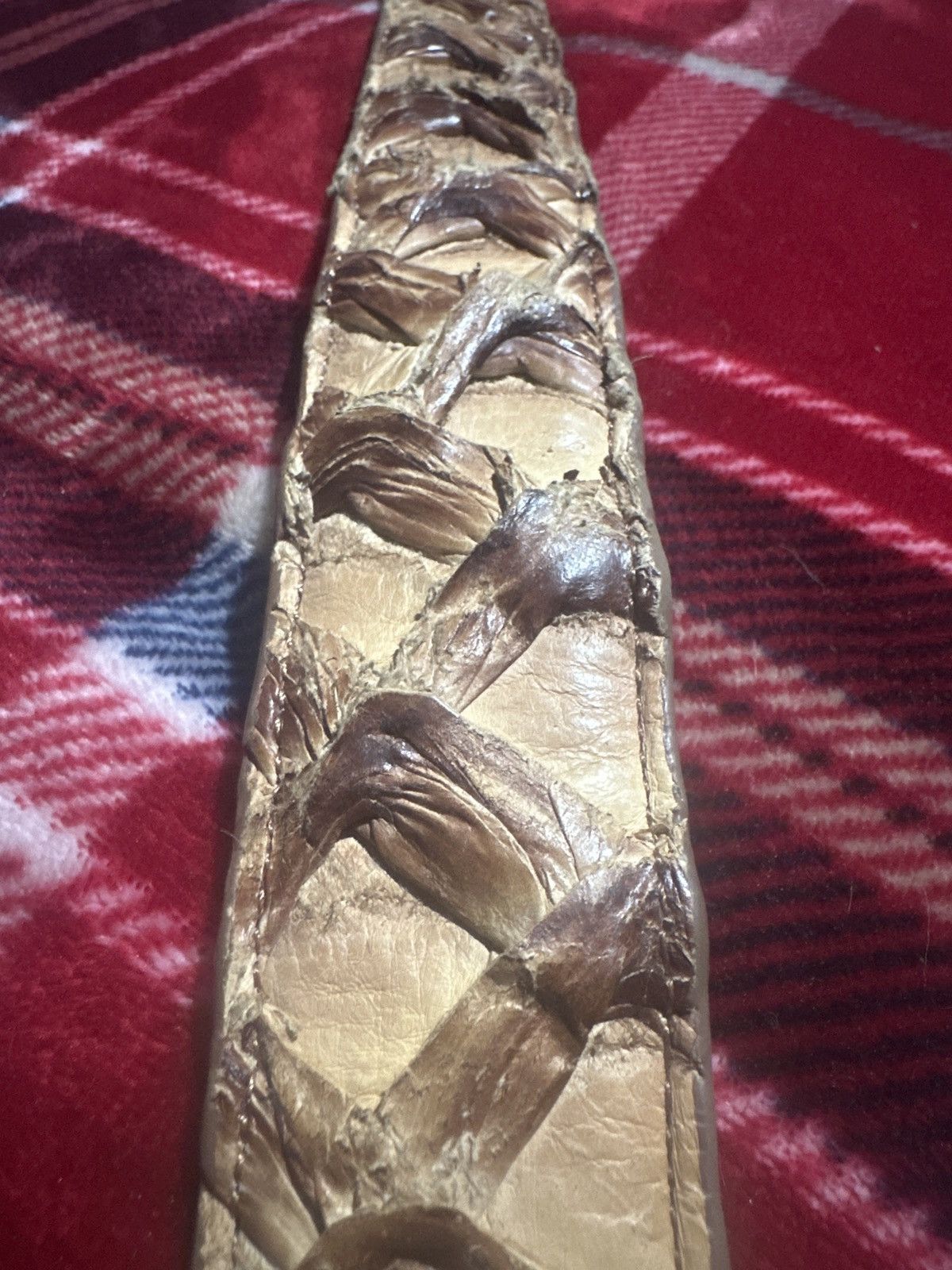 Other Pirarucu handmade leather belt Size 36 - 1 Thumbnail